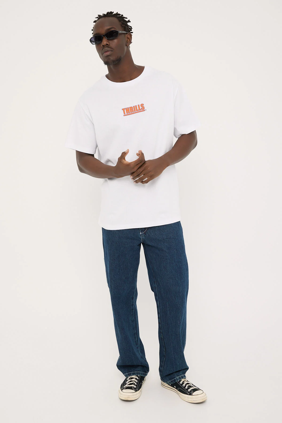 Thrills Logic Merch Fit Tee White - Image 2