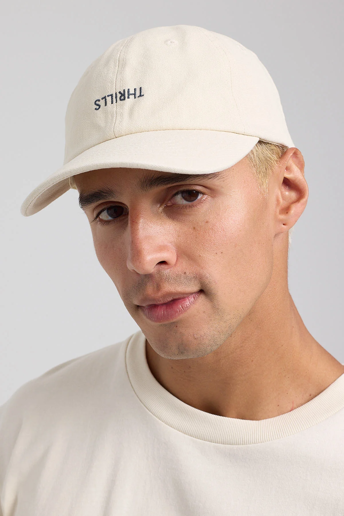 Thrills Minimal Thrills 6 Panel Cap Heritage White - Image 5