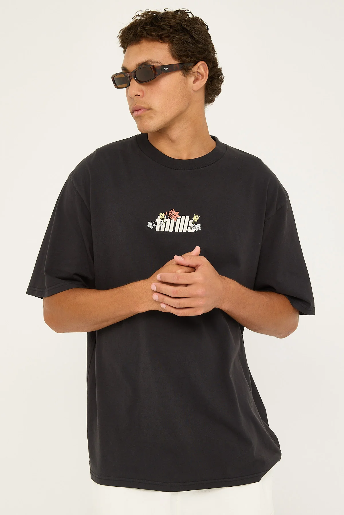 Thrills Natural Thrills Oversize Fit Tee Black - Image 3