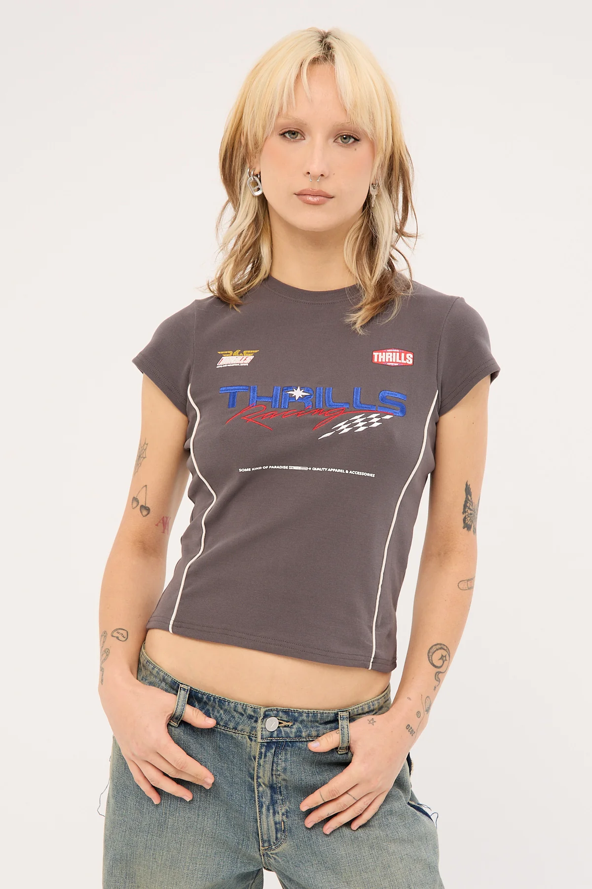 Thrills Overdrive Club Tee Merch Black - Image 4