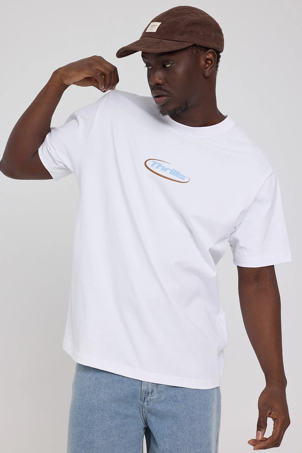 Thrills Pharm Merch Fit Tee White - Image 3
