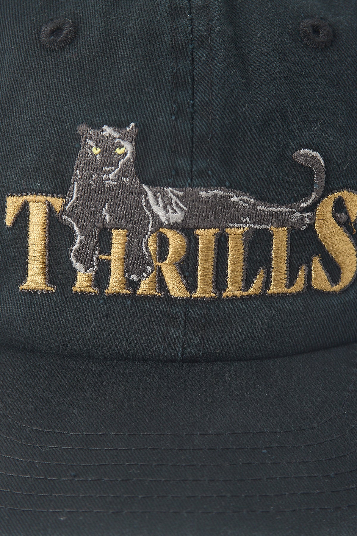 Thrills Pit Stop 6 Panel Cap Black - Image 2