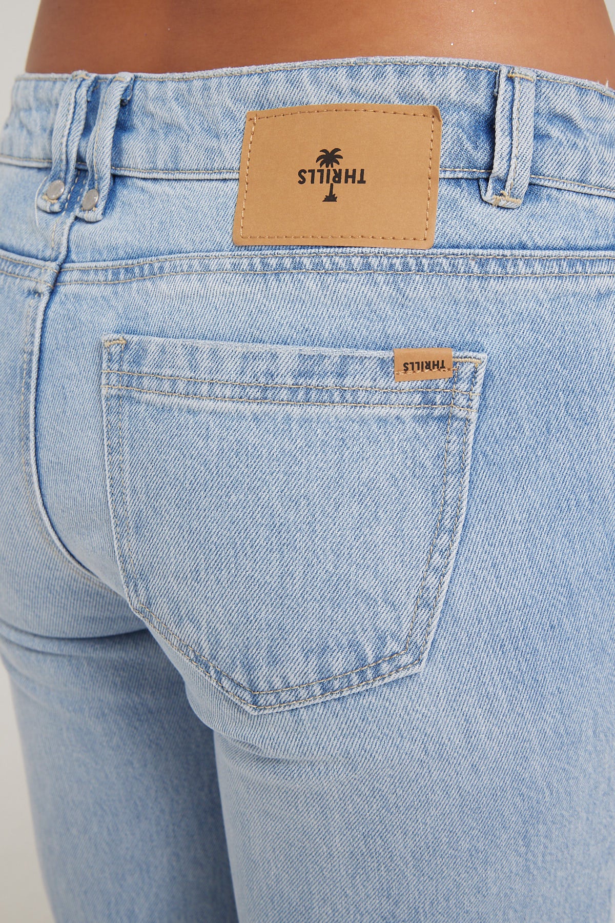 Thrills Saskia Low Straight Jean Ash Blue Ash Blue - Image 4