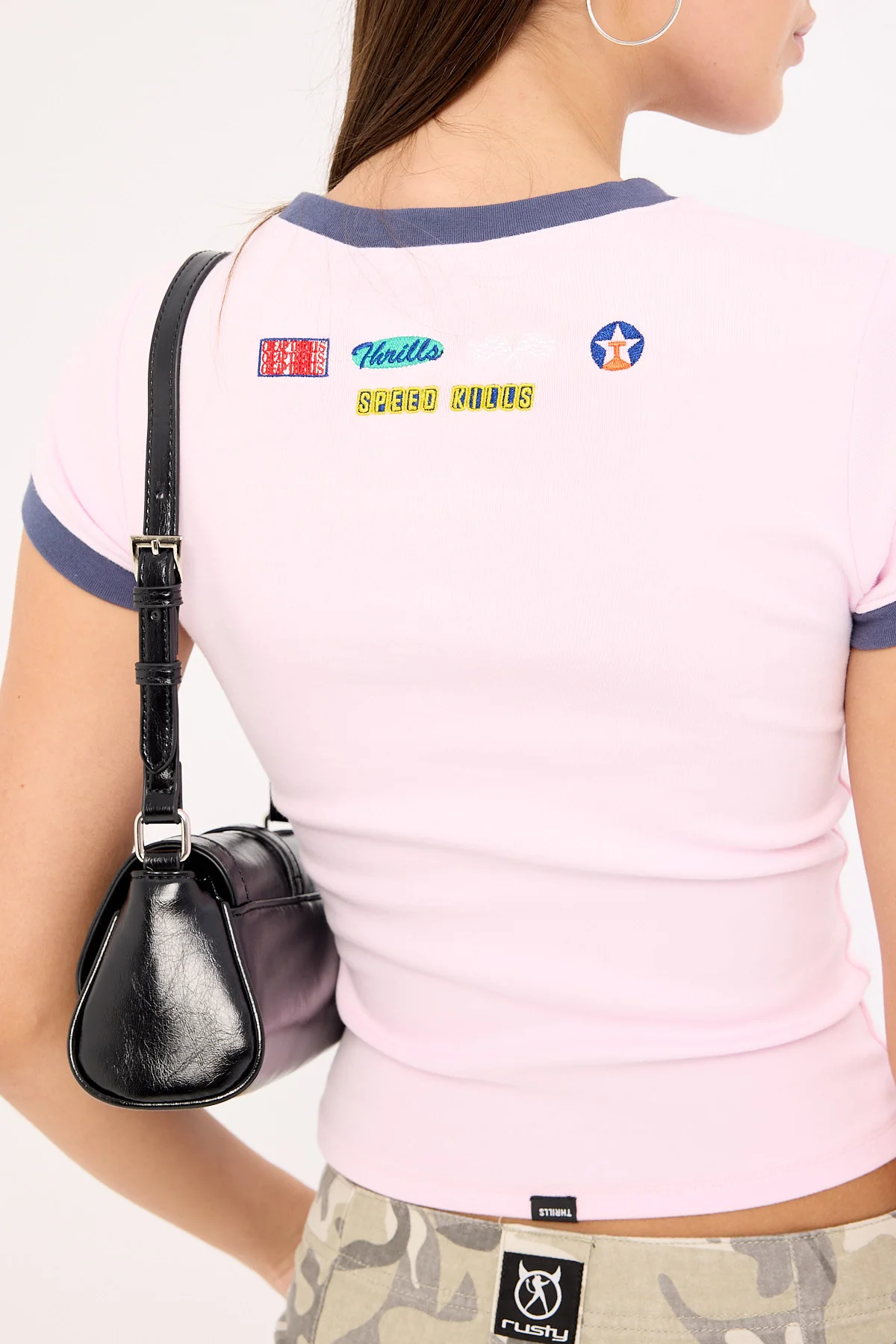 Thrills Shifted Club Tee Pink Tulle - Image 5