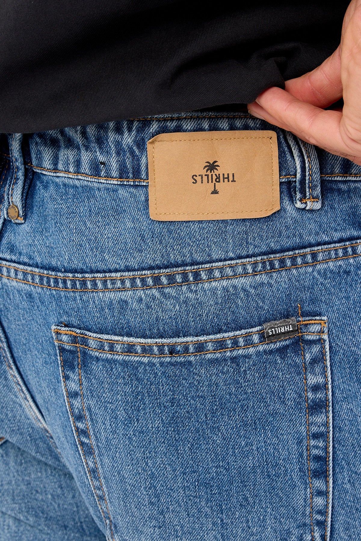 Thrills Slacker Baggy Jean Stoned Blues - Image 5
