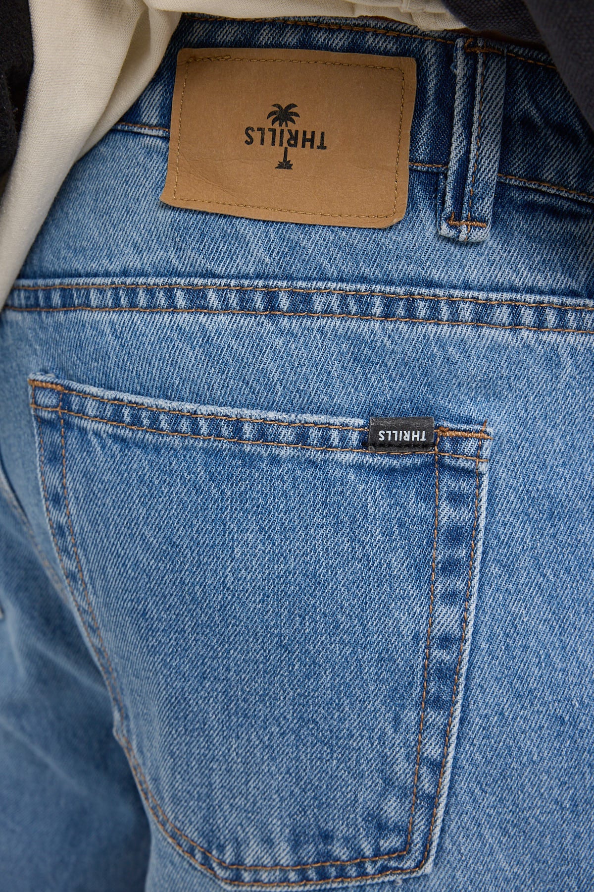 Thrills Slacker Denim Jean Dark Dust Blue - Image 4