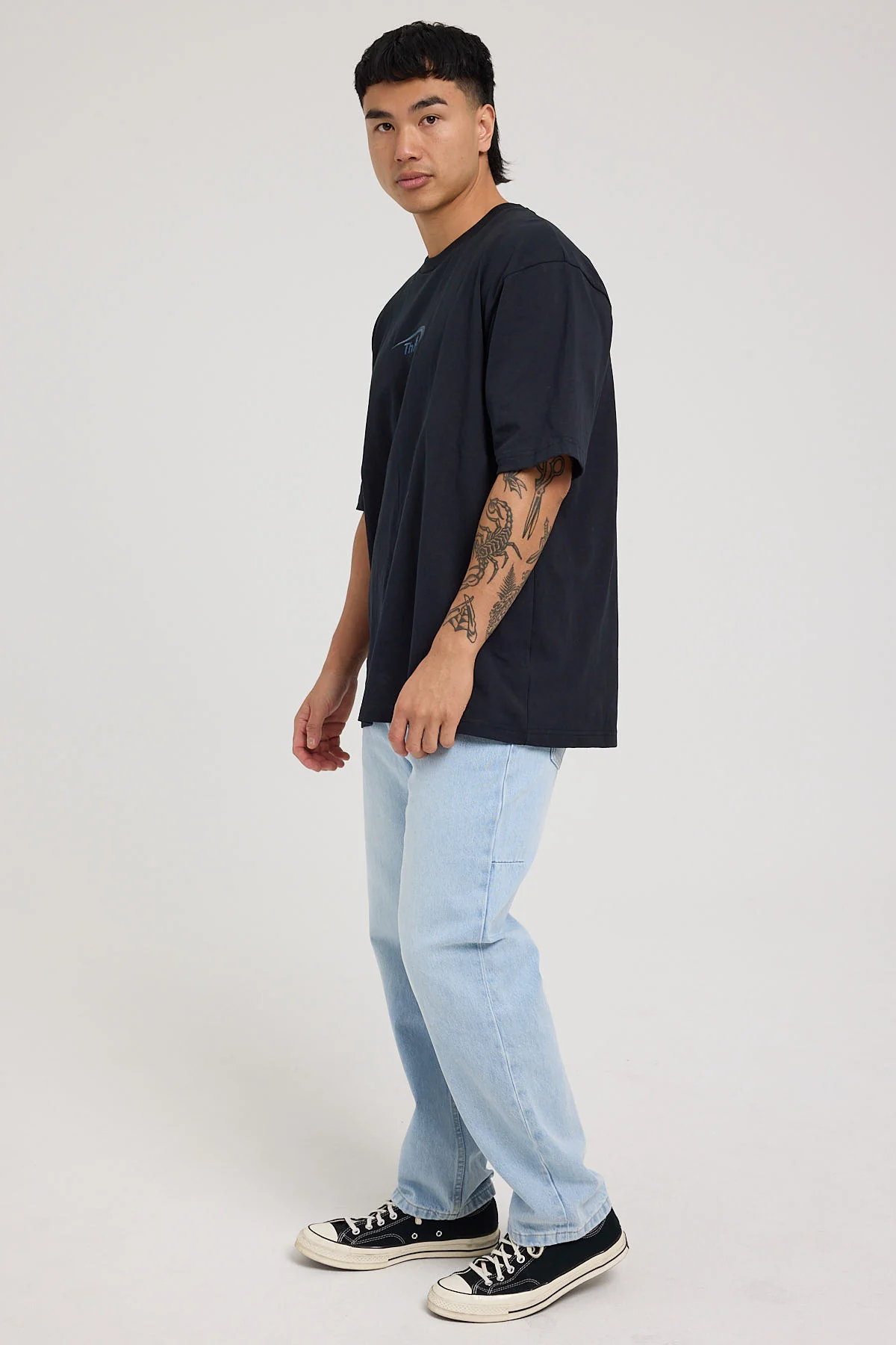 Thrills Slacker Denim Jean Light Ash Blue - Image 2