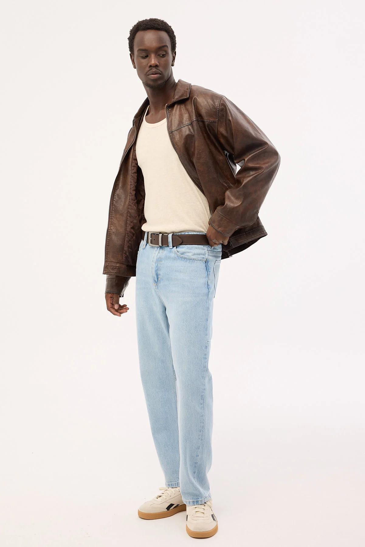 Thrills Slacker Denim Straight Jean Ash Blue - Image 3