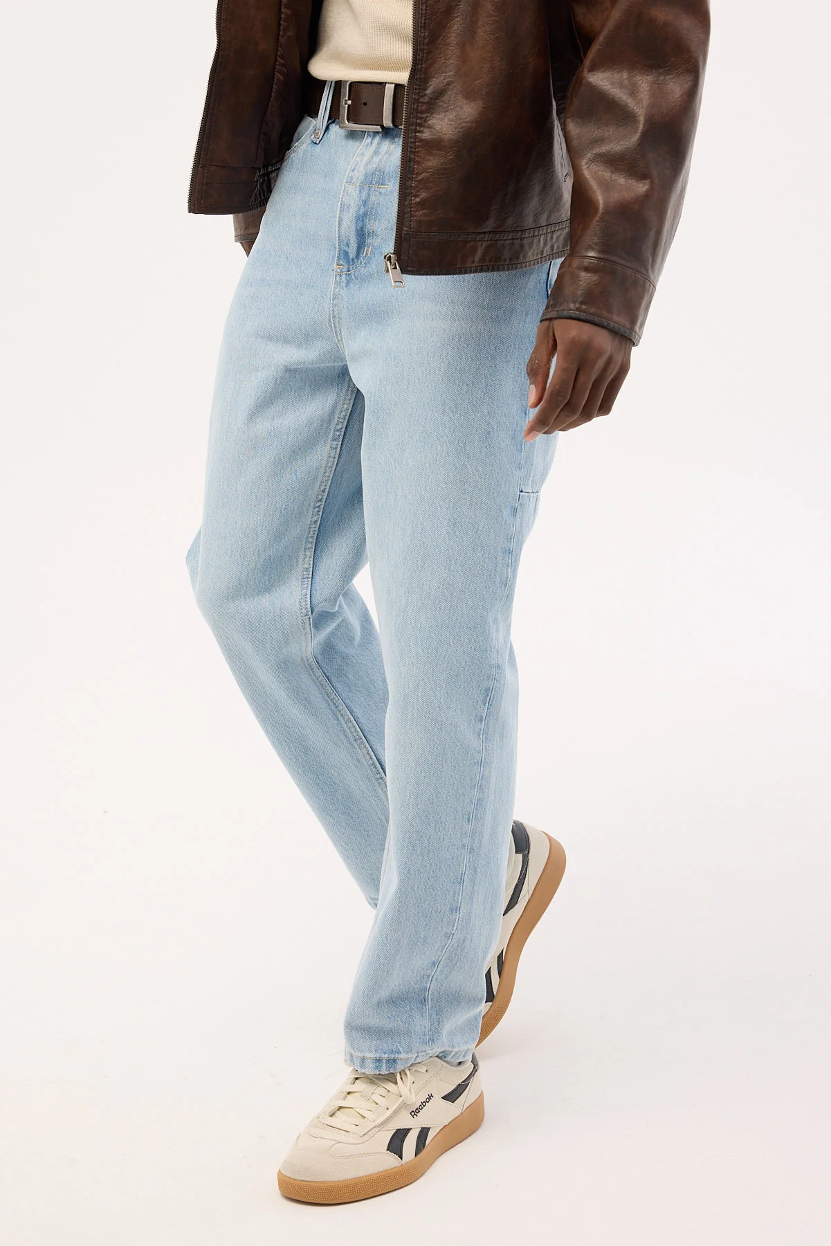 Thrills Slacker Denim Straight Jean Ash Blue - Image 4