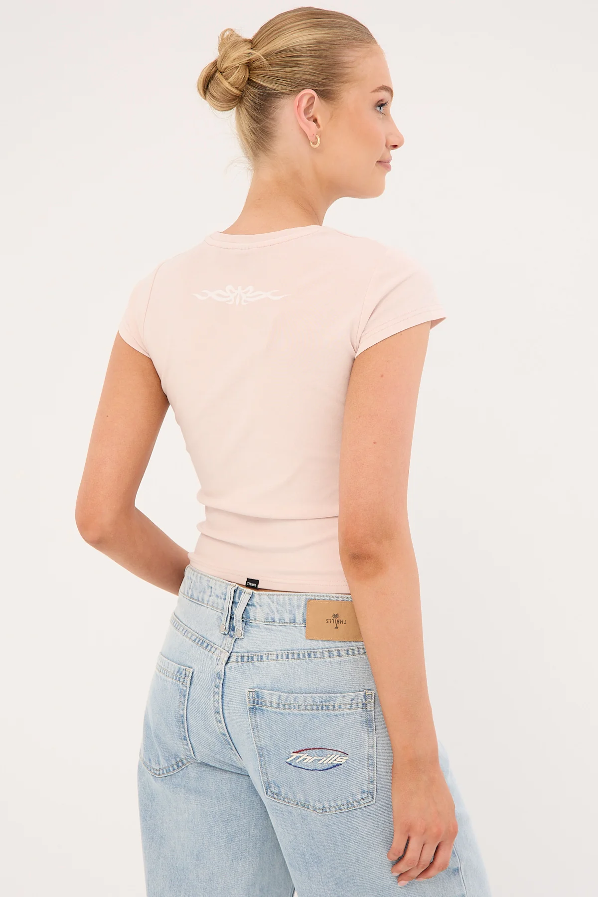 Thrills Suspended In Time Club Tee Mauve Chalk - Image 5
