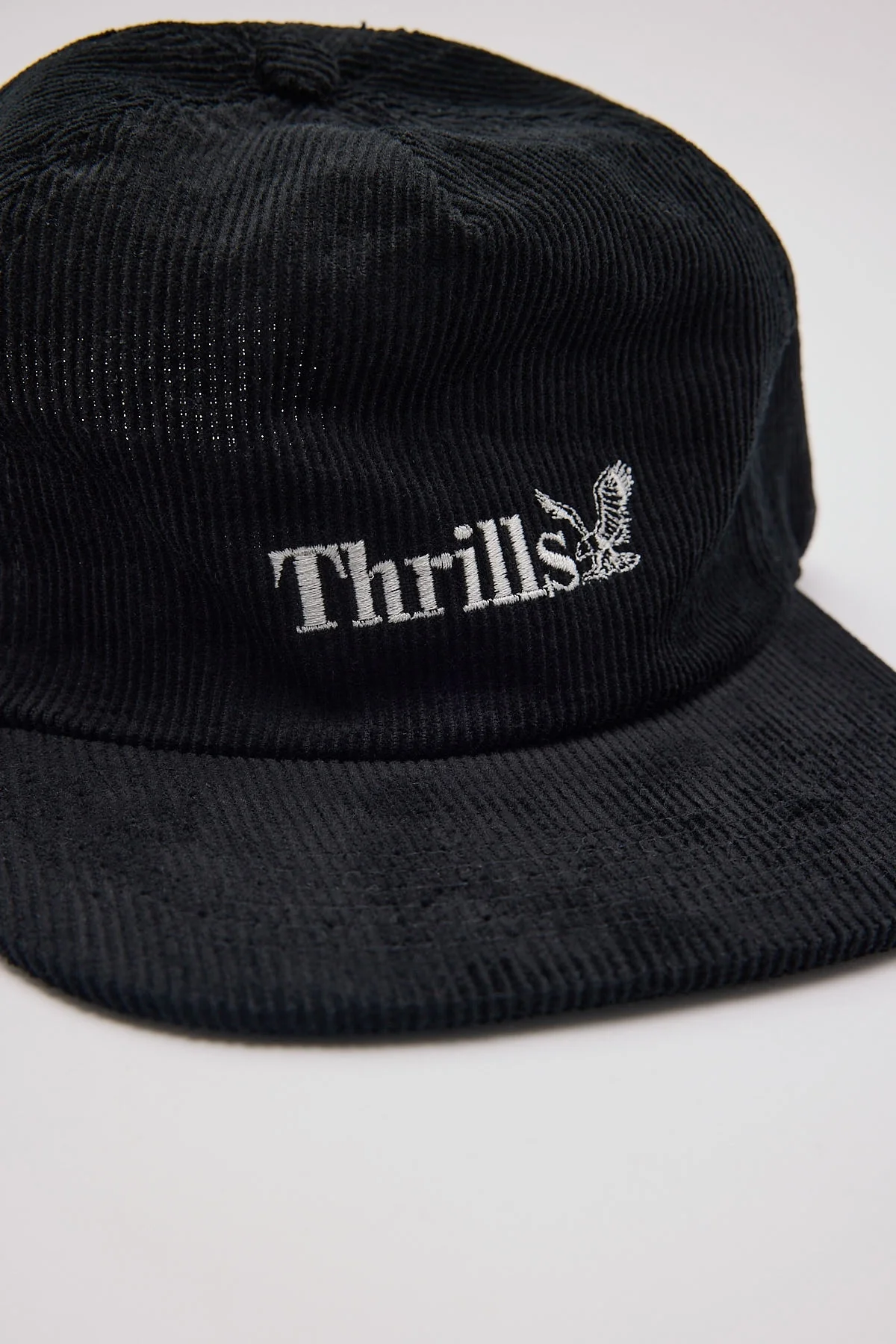 Thrills Thrills Workwear 5 Panel Cap Black Black - Image 3