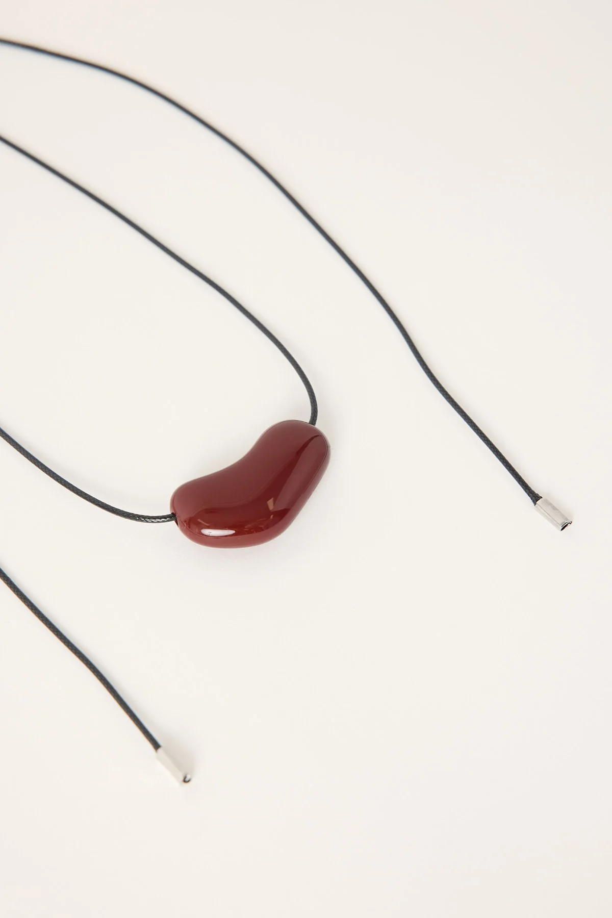 Token Eleni Cord Necklace Red - Image 2