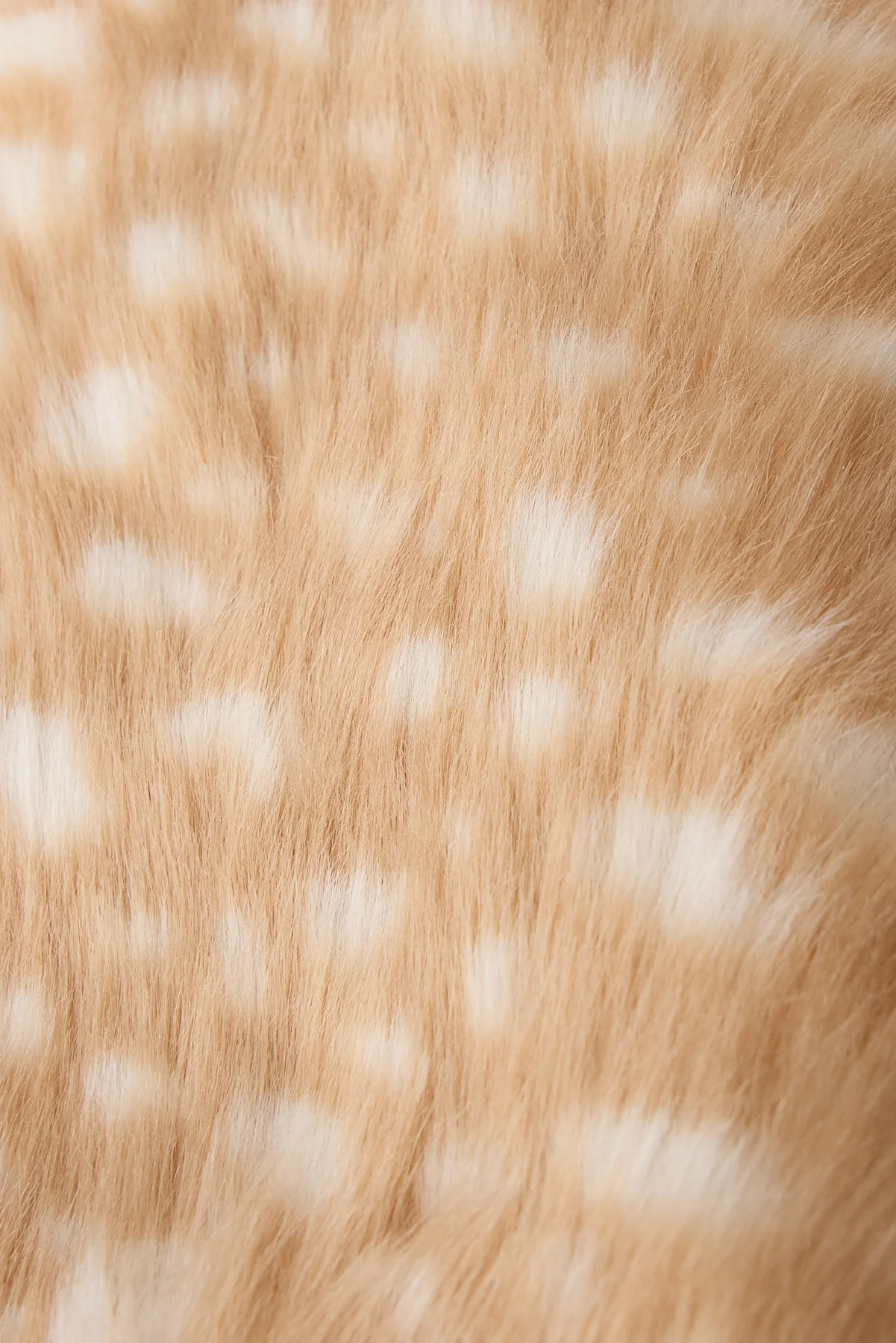 Token Faux Fur Deer Gloves Deer Print - Image 3