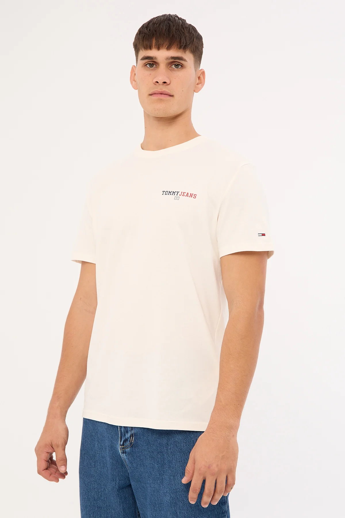 Tommy Jeans Regular DNA Graphic Tee Ancient White - Image 4