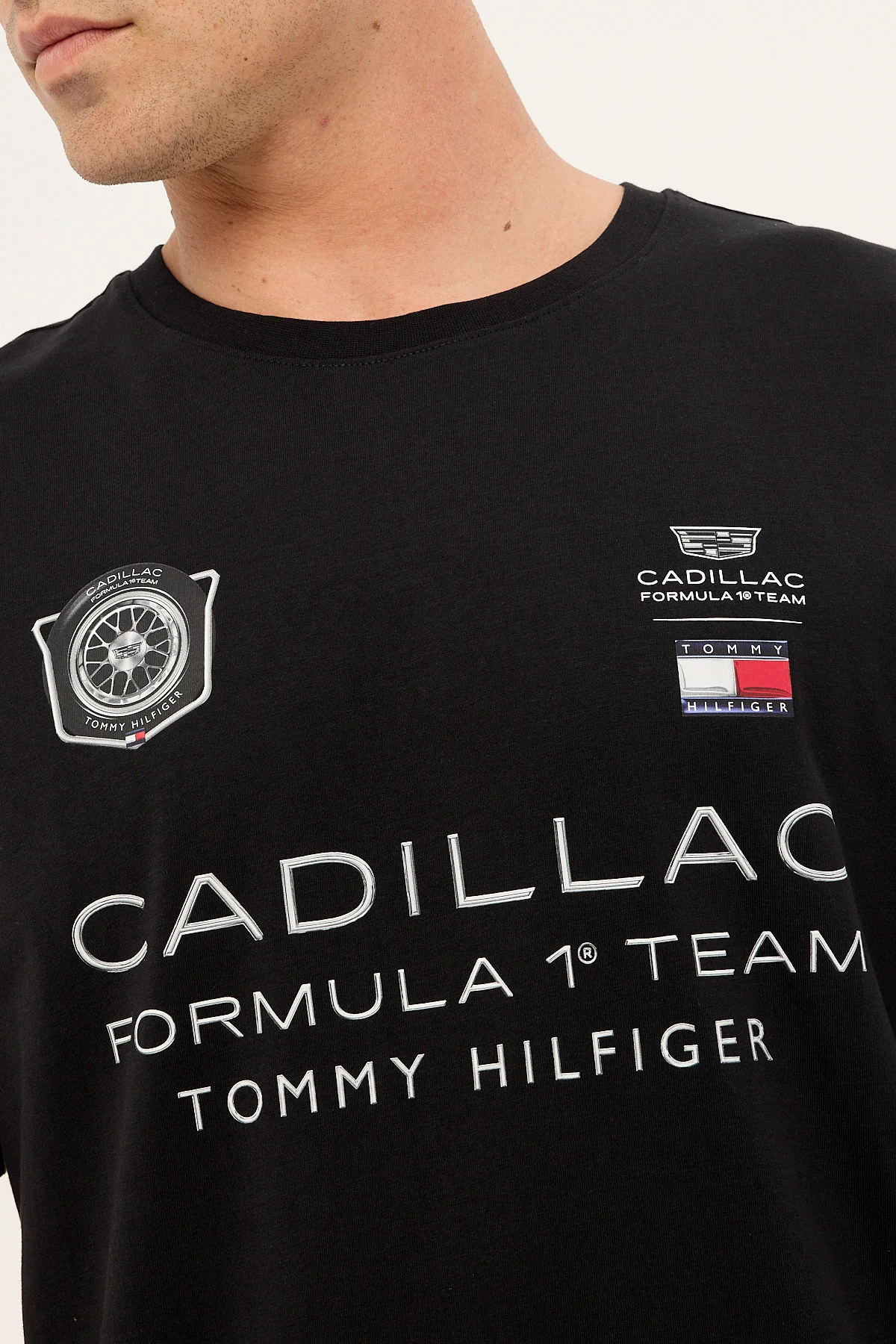 Tommy Jeans Tommy Hilfiger x Cadillac F1 Graphic Tee Black - Image 4