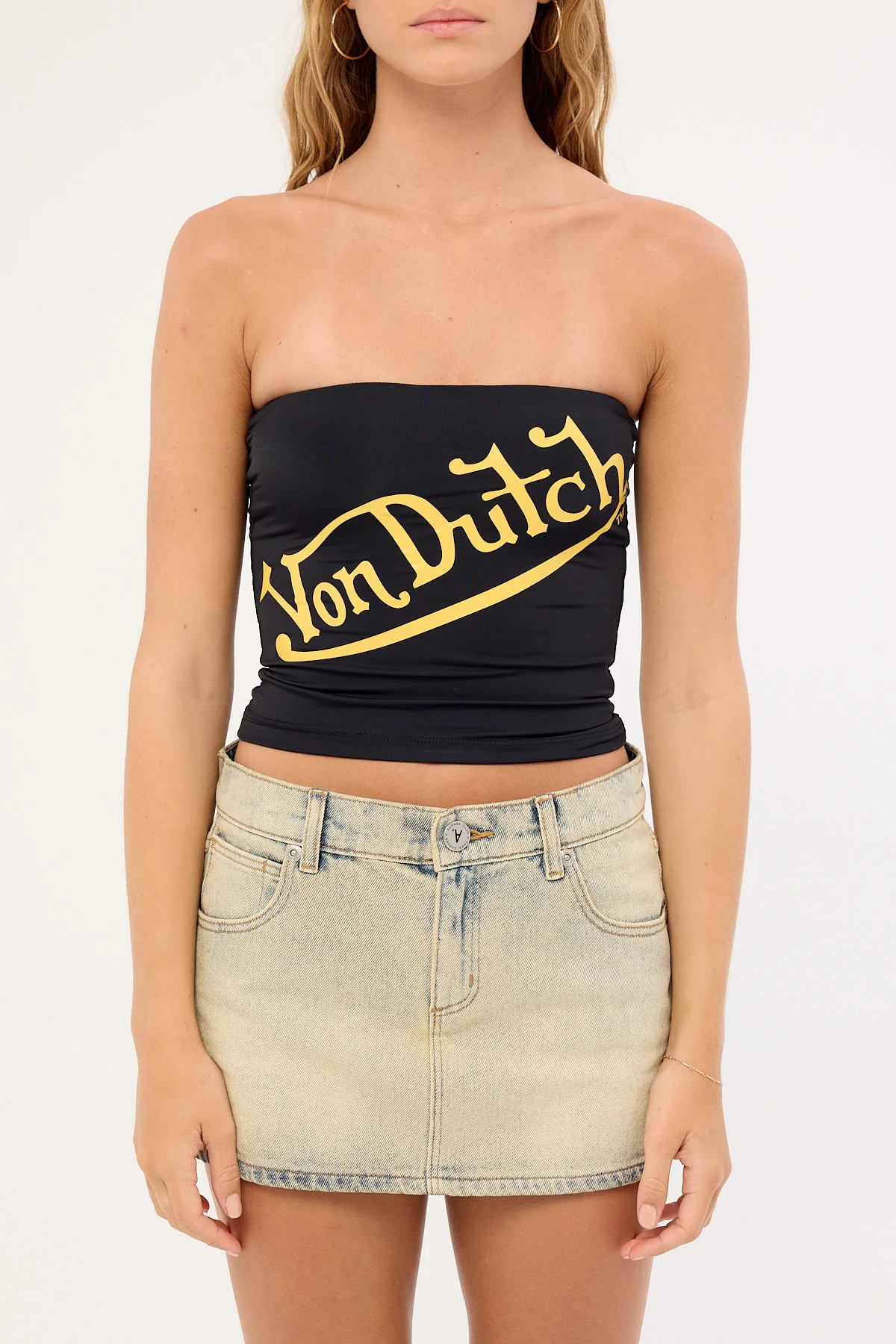 Von Dutch Bandeau Top Black - Image 5
