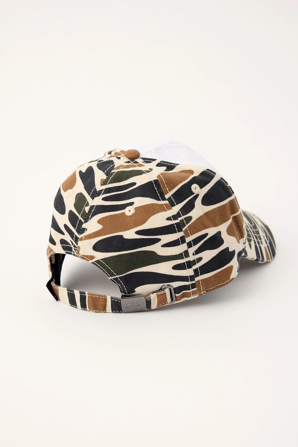 Von Dutch Two-Tone Camo Dad Cap Camo/White - Image 6