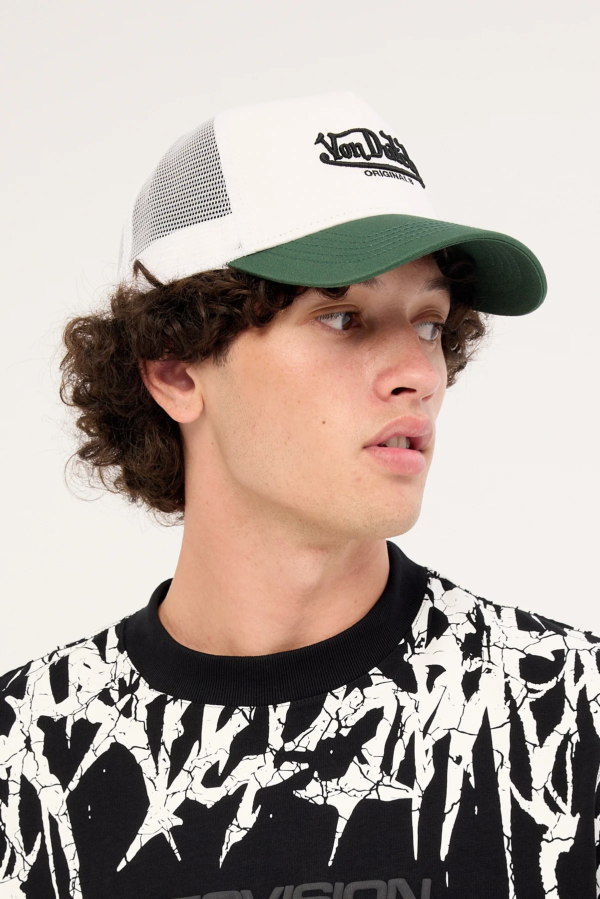 Von Dutch Two-Tone Trucker White/Green - Image 2