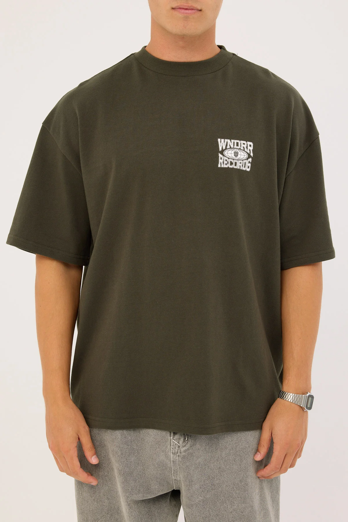 Wndrr Arc Heavy Weight Tee Ink - Image 8