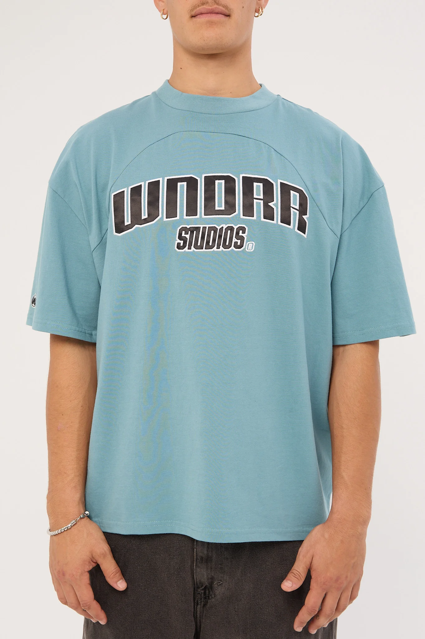 Wndrr Limitz Panel Club Tee Dusk Blue - Image 7