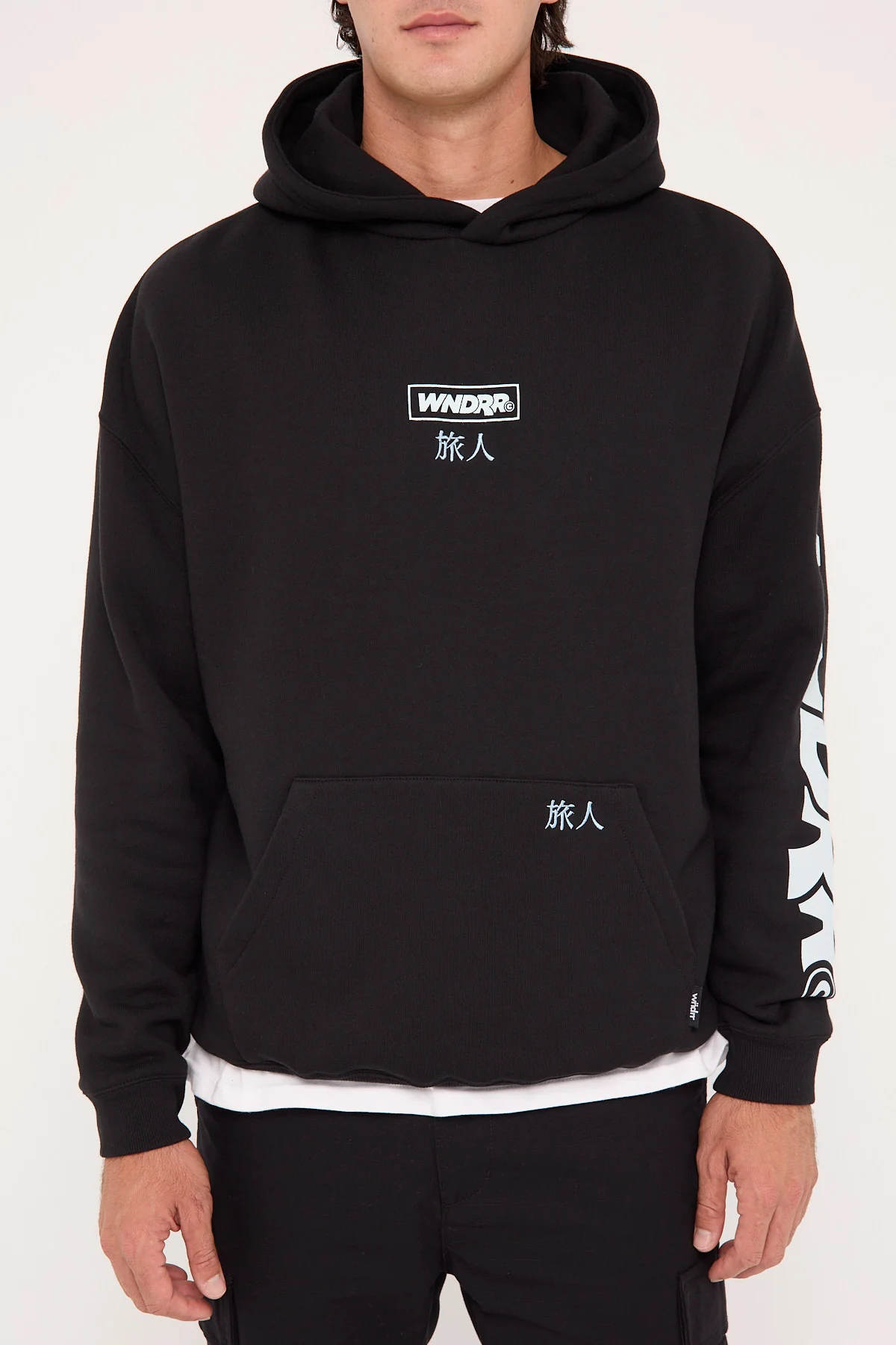 Wndrr Shodo Hood Sweat Black - Image 6