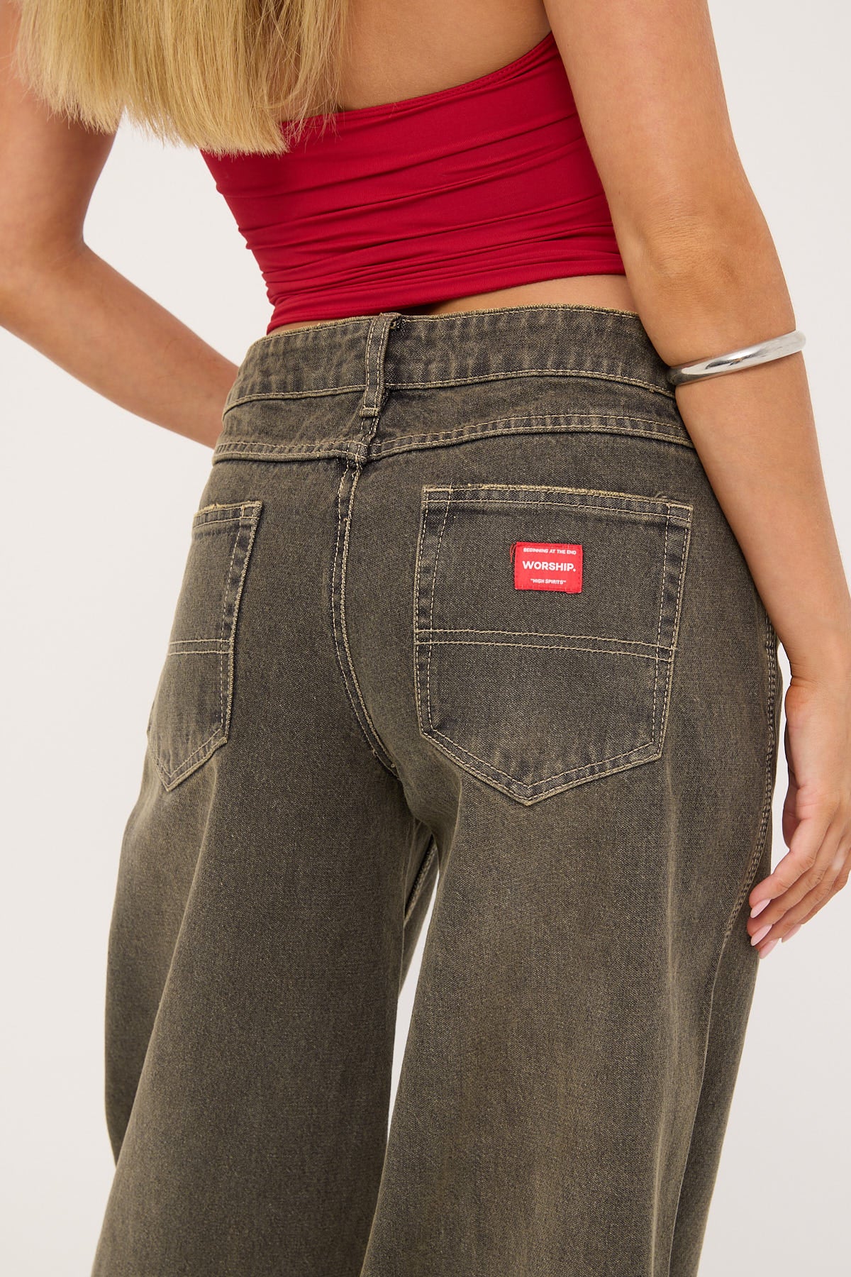 Worship Baggy Low Rider Jean Smokestorm - Image 6