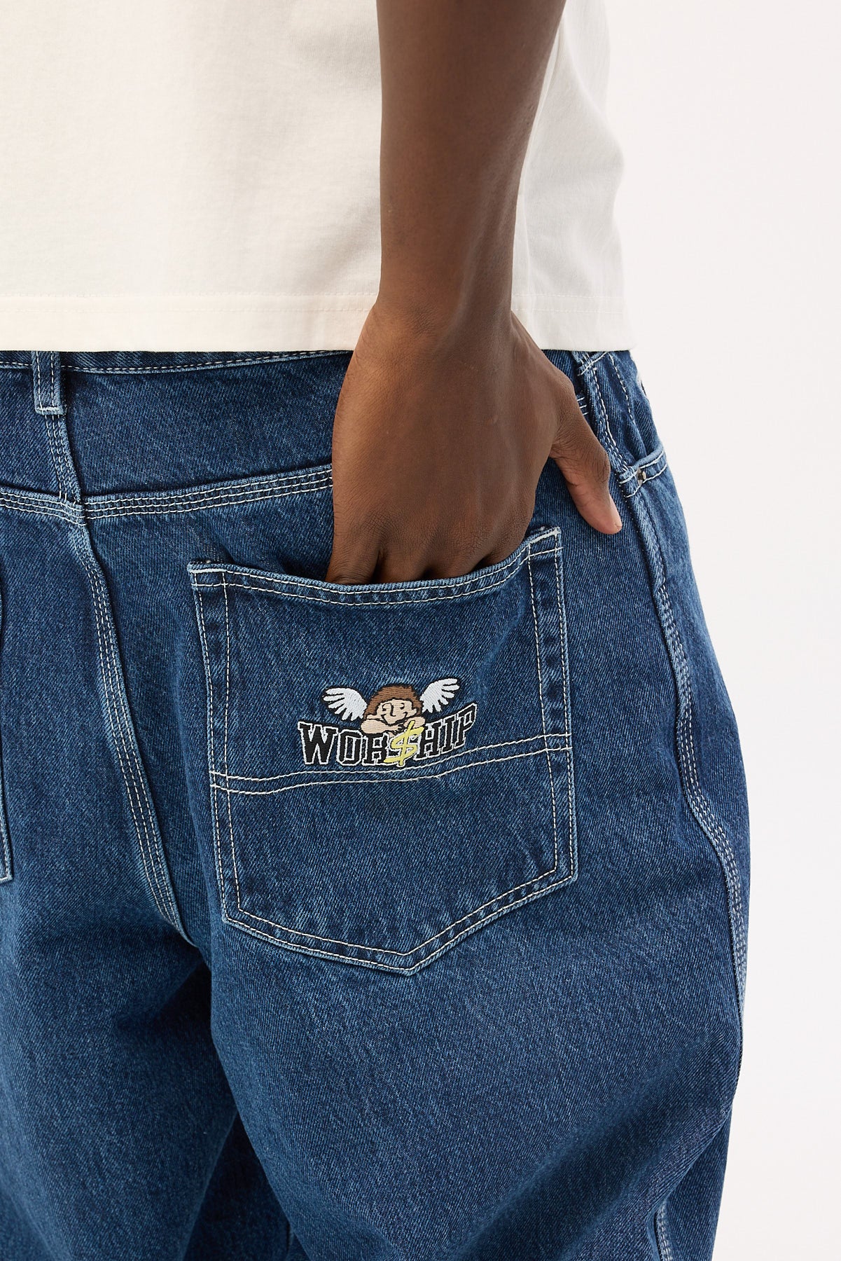 Worship Big Dawg Pay Up Baggy Jean Worship Blues - Image 6