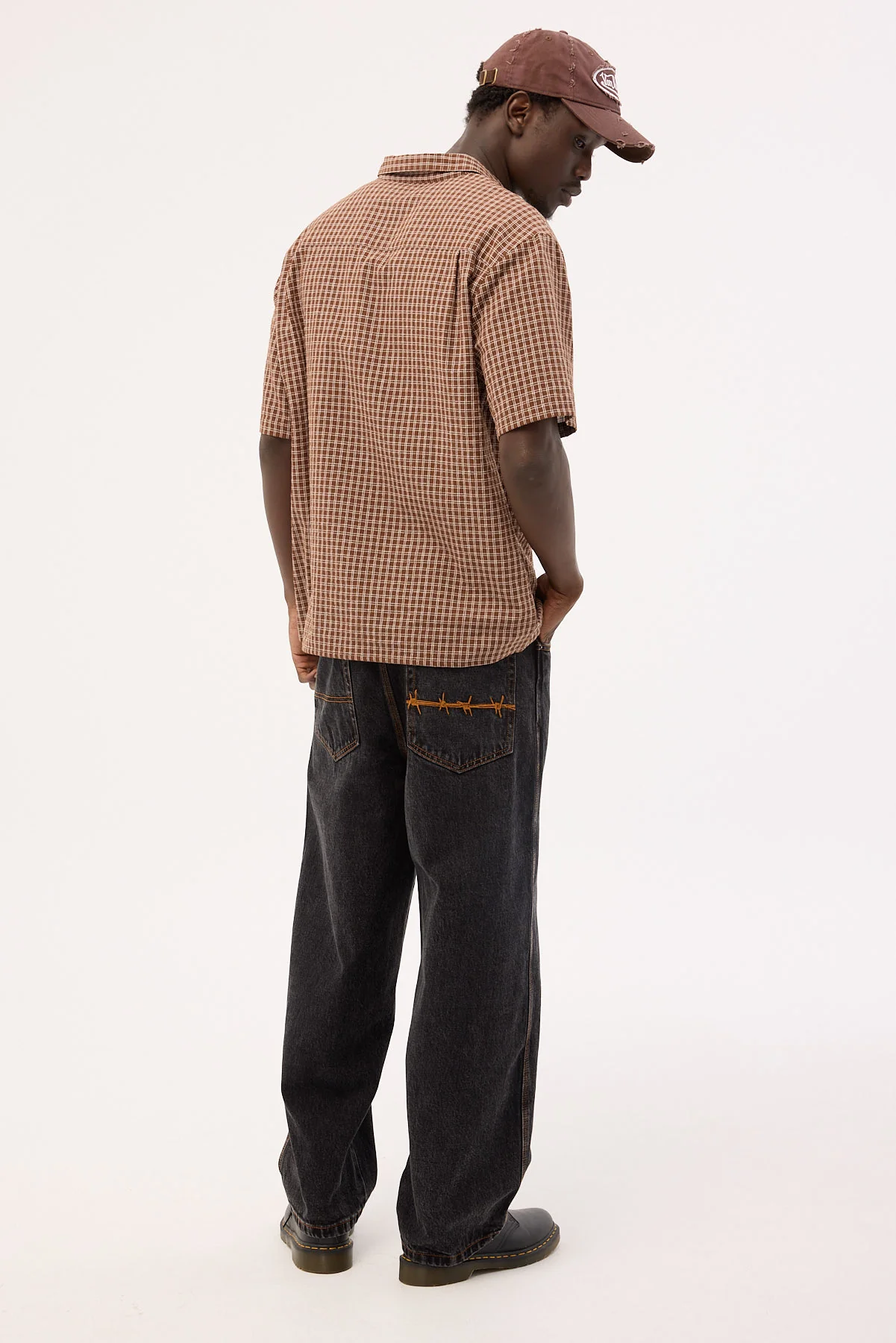 Worship Big Dawg Smile More Baggy Jean Black Rinse - Image 5