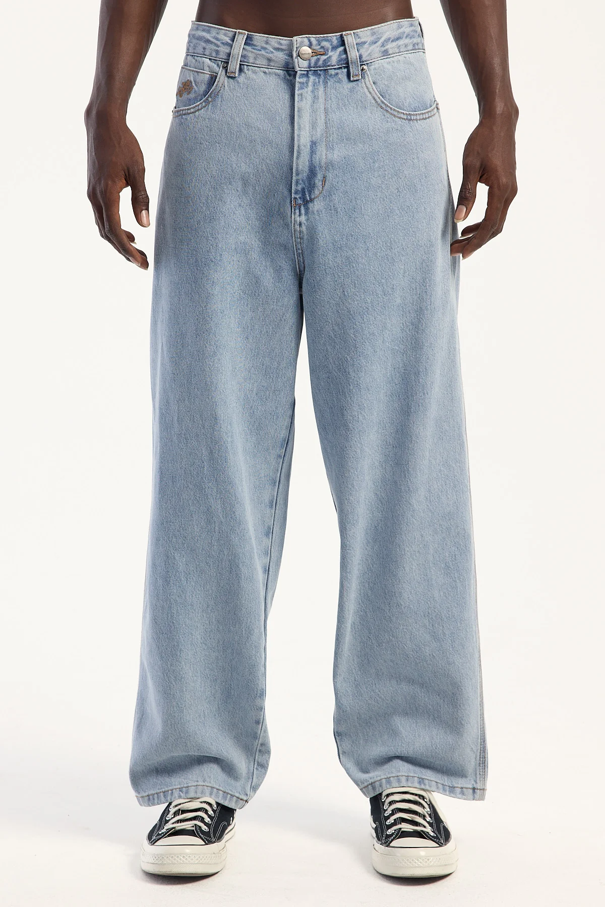 Worship Big Dawgs Baggy Jean Worn Blue - Image 9