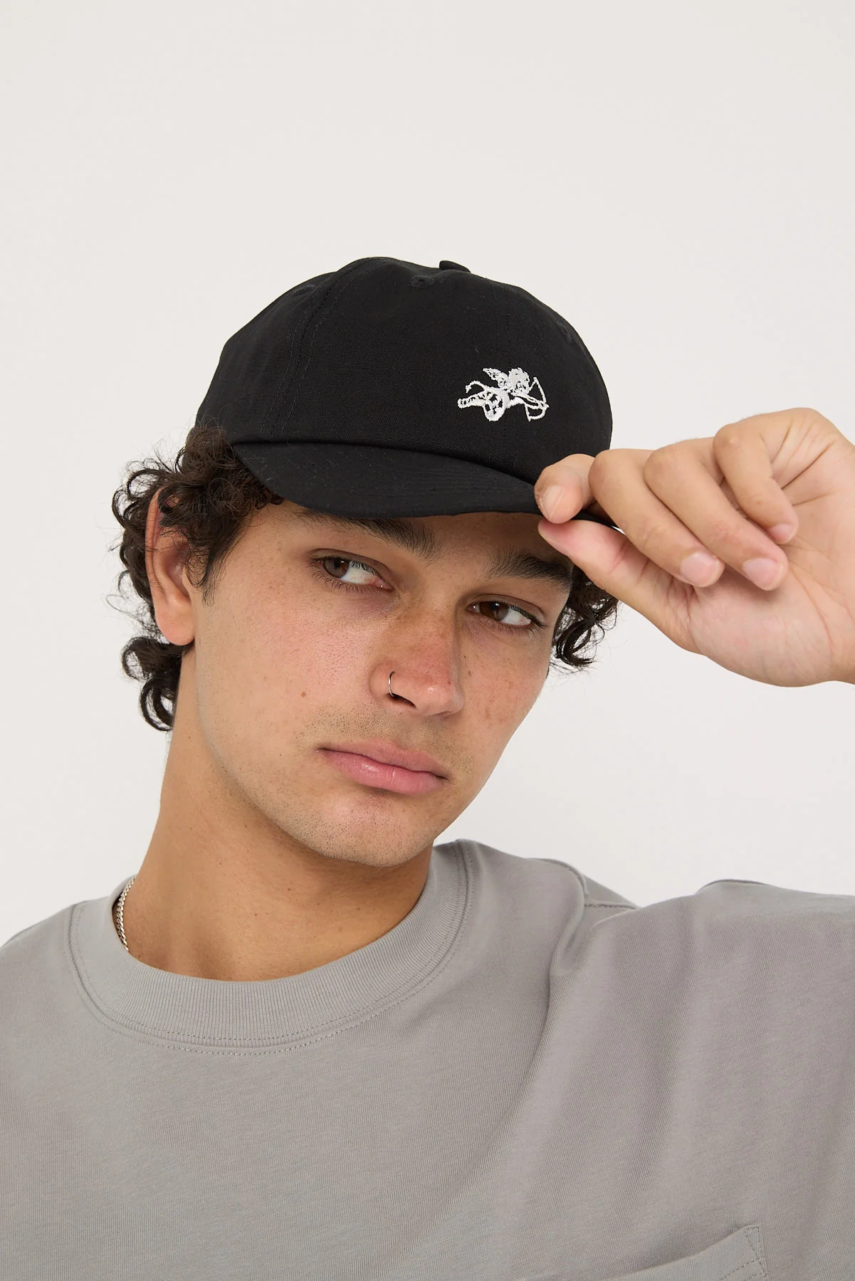 Worship Cherub Canvas Dad Hat Black - Image 5