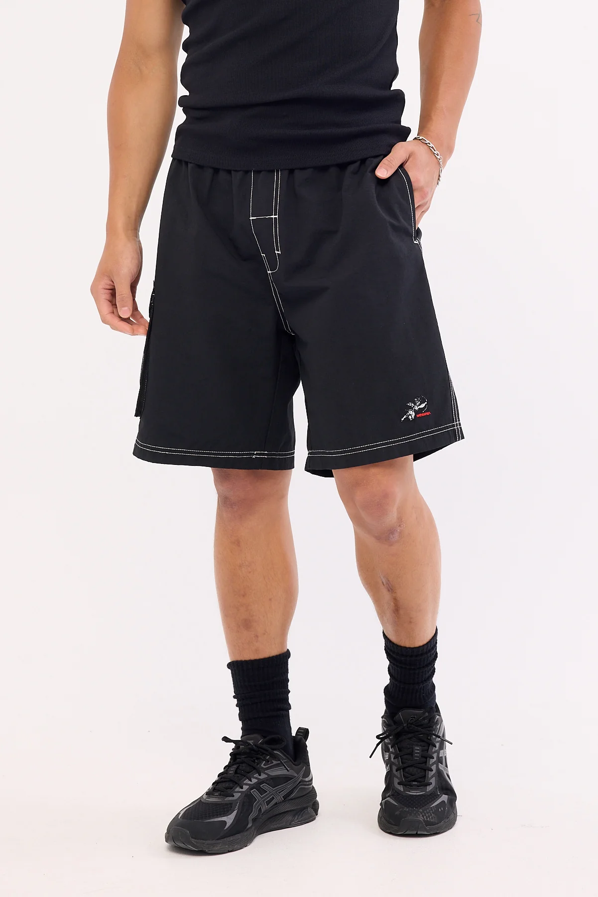 Worship Cherub Swim Short Black - Image 2