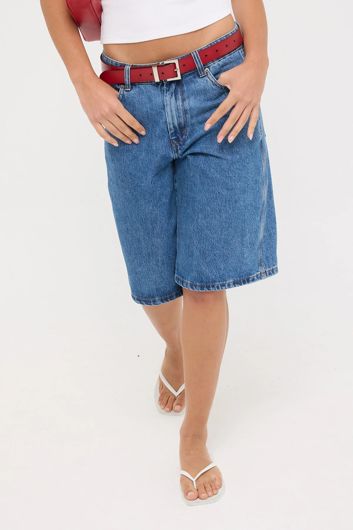 Worship Hold Up Worship Big Baggy Short Sky High Blue - Image 2