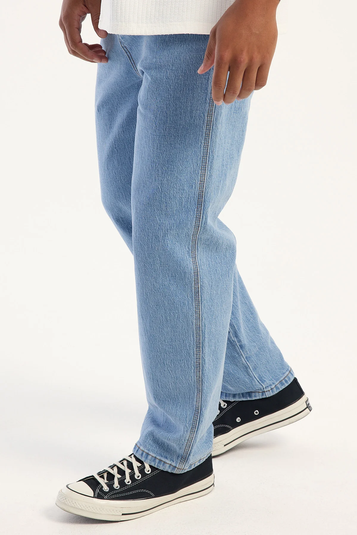 Worship Lounger Baggy Jean Electric Fade Blue - Image 3