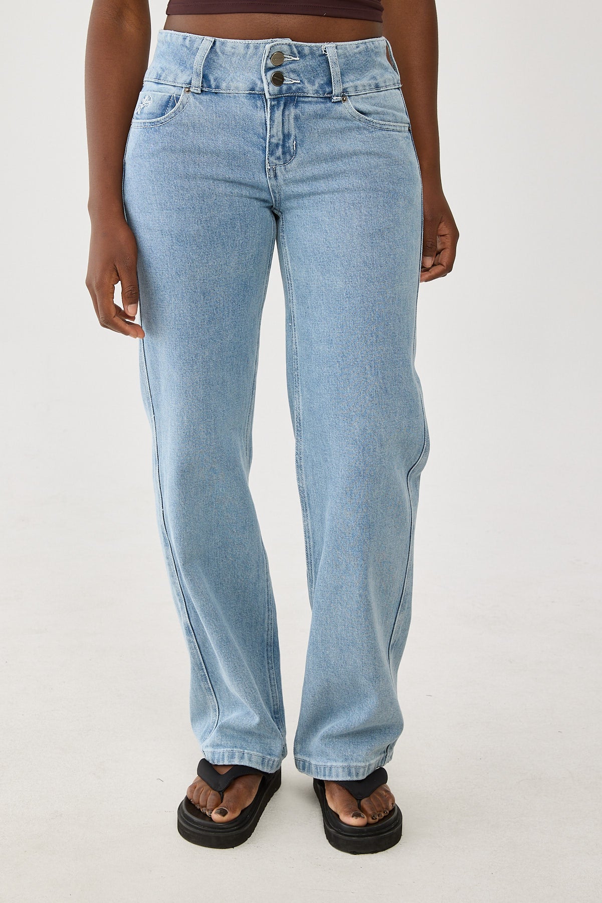 Worship Low Rider Jean Spirit Blue - Image 2