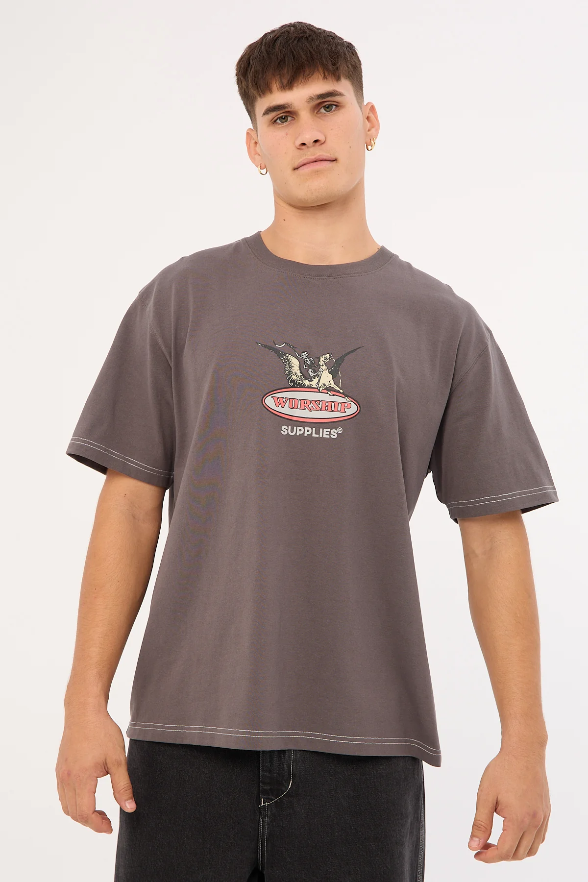 Worship Maybe Today Tee Worn Black