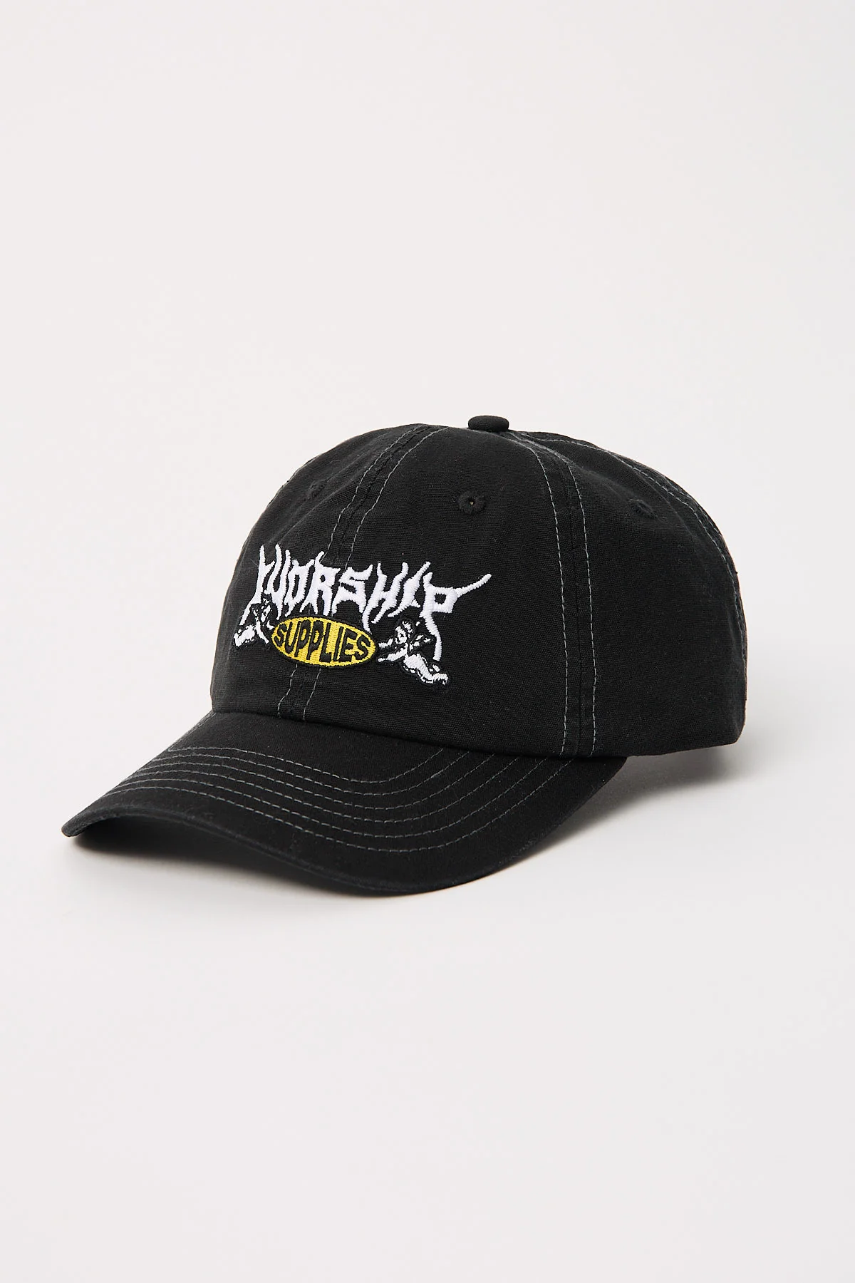 Worship Messenger 6 Panel Hat Black - Image 3