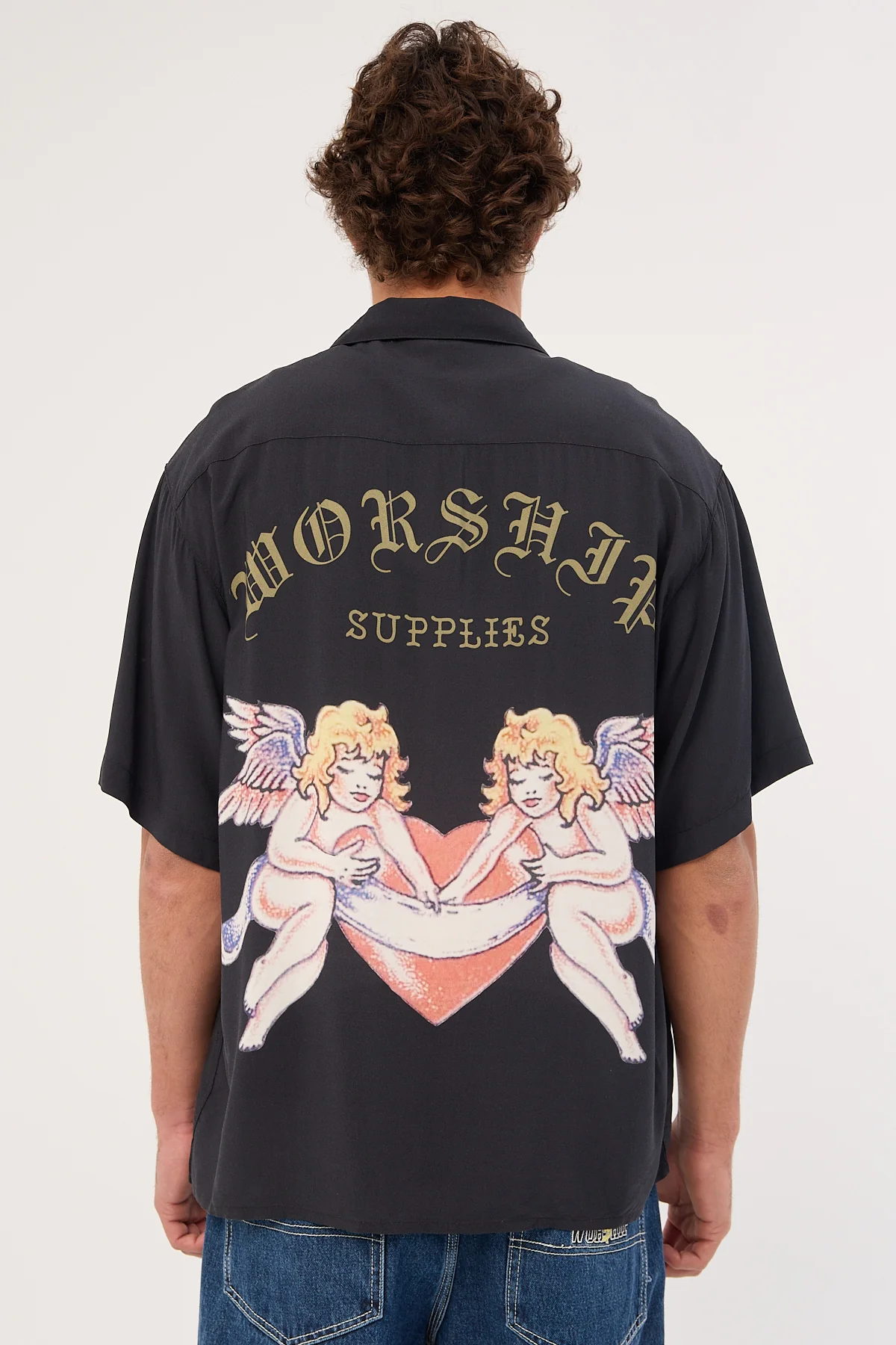 Worship Ned Short Sleeve Shirt Black