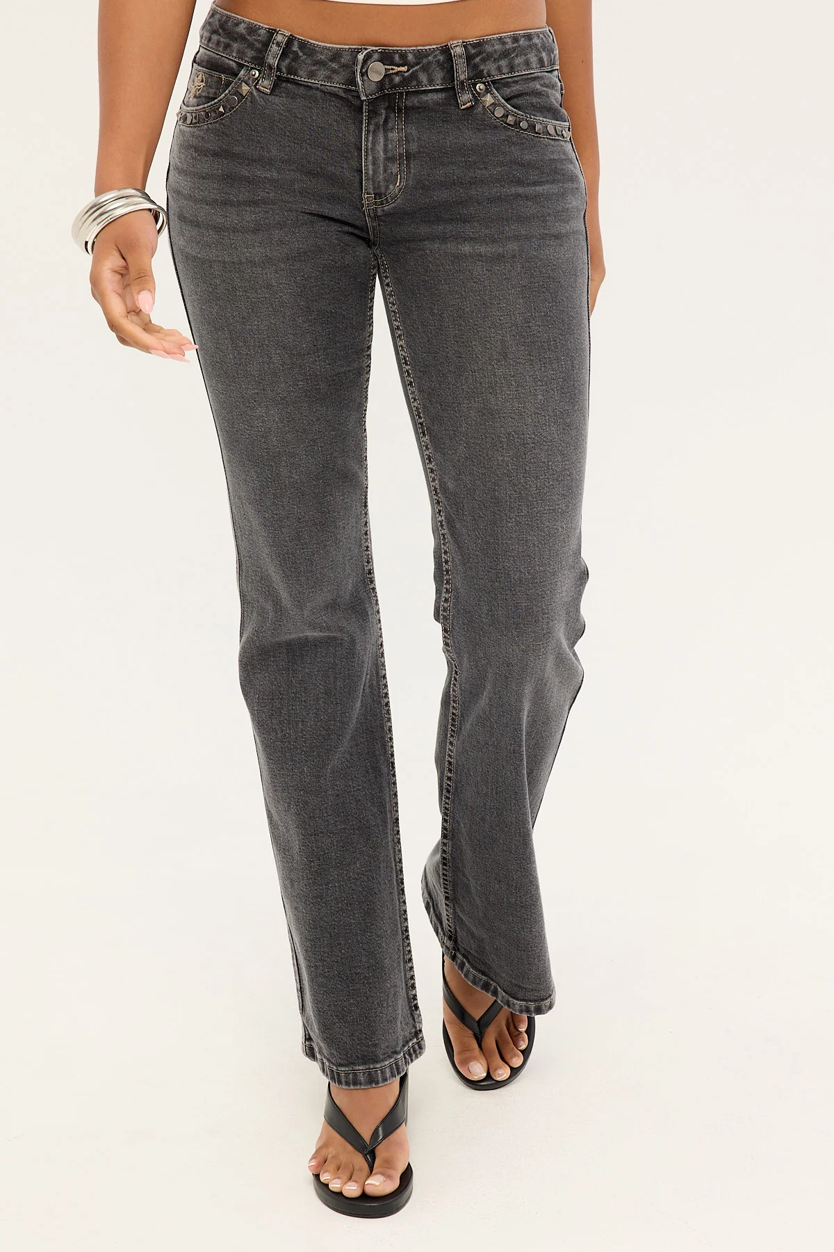 Worship Rapt Superlow Bootcut Ghosted Black Fade - Image 2