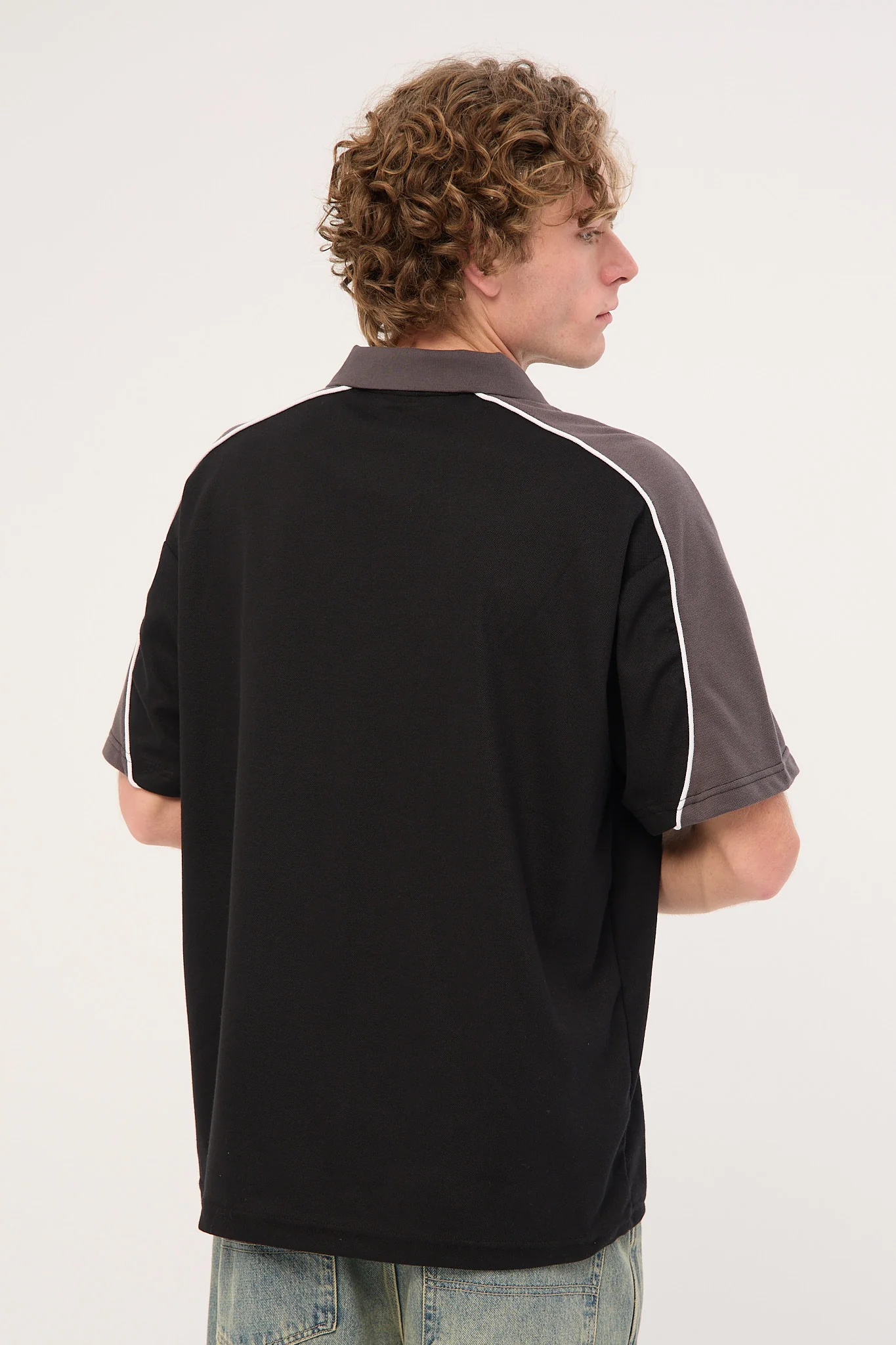 Worship Shooter Short Sleeve Golf Polo Black - Image 5