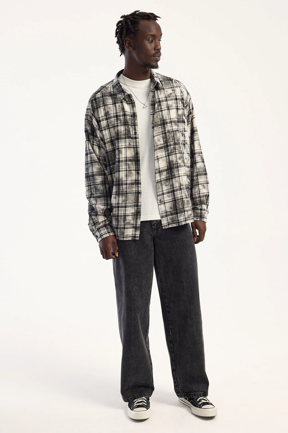 Worship Sloucher Jean Black Rinse - Image 4