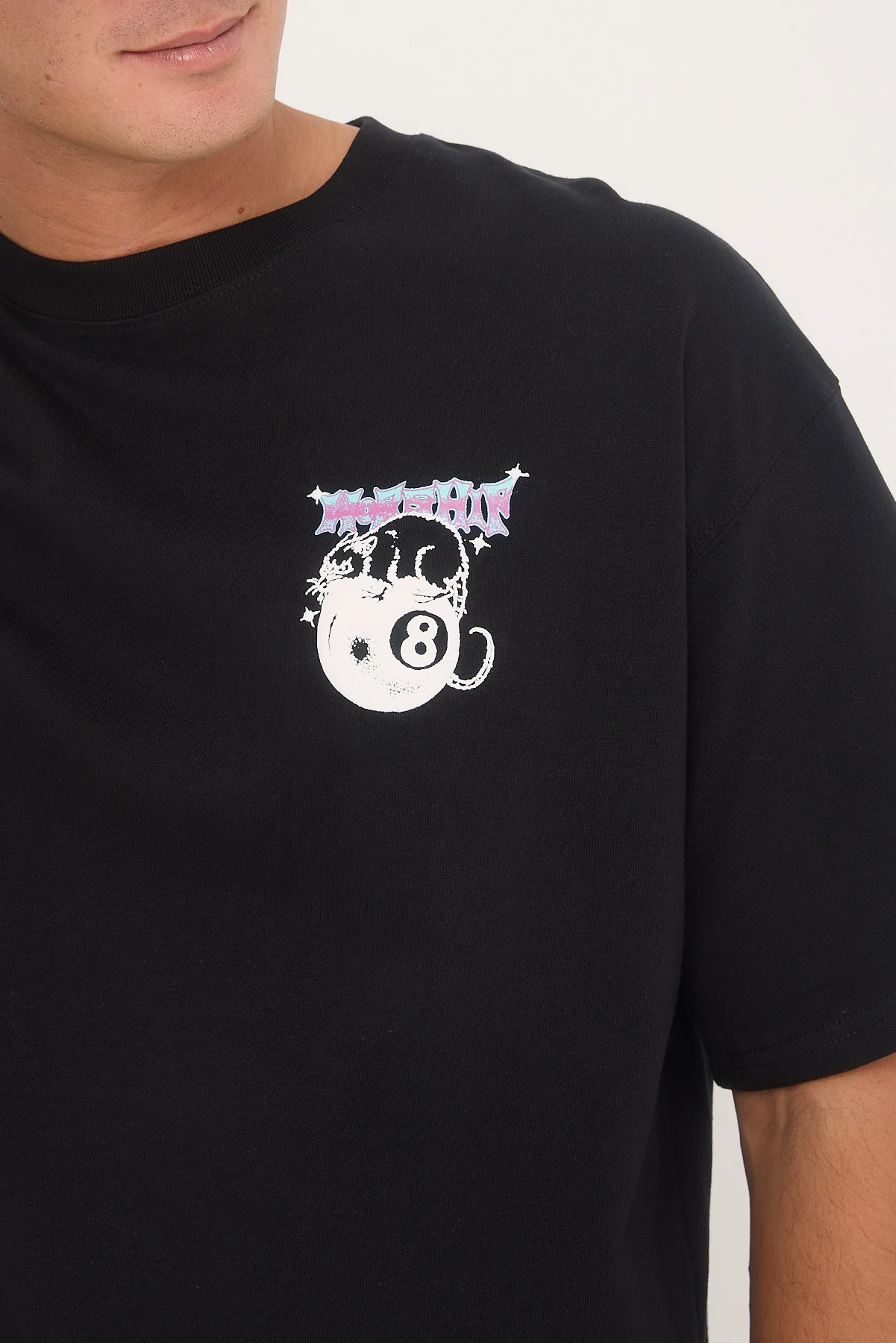 Worship Vermin Oversize Tee Black - Image 3