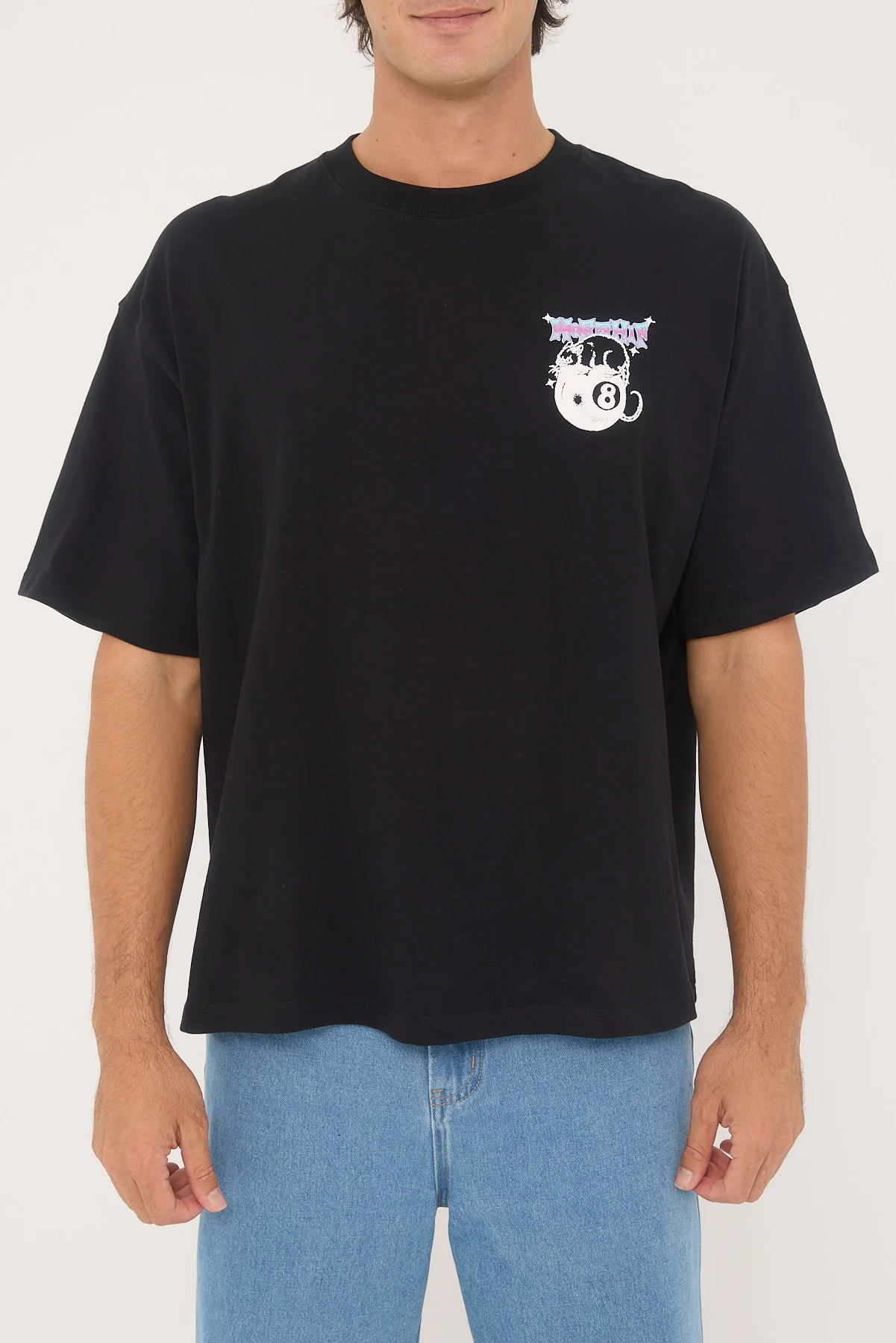 Worship Vermin Oversize Tee Black - Image 6