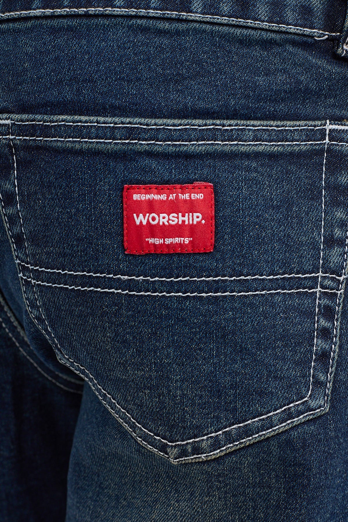 Worship Worship Low Rider Jean Dirty Midnight - Image 4