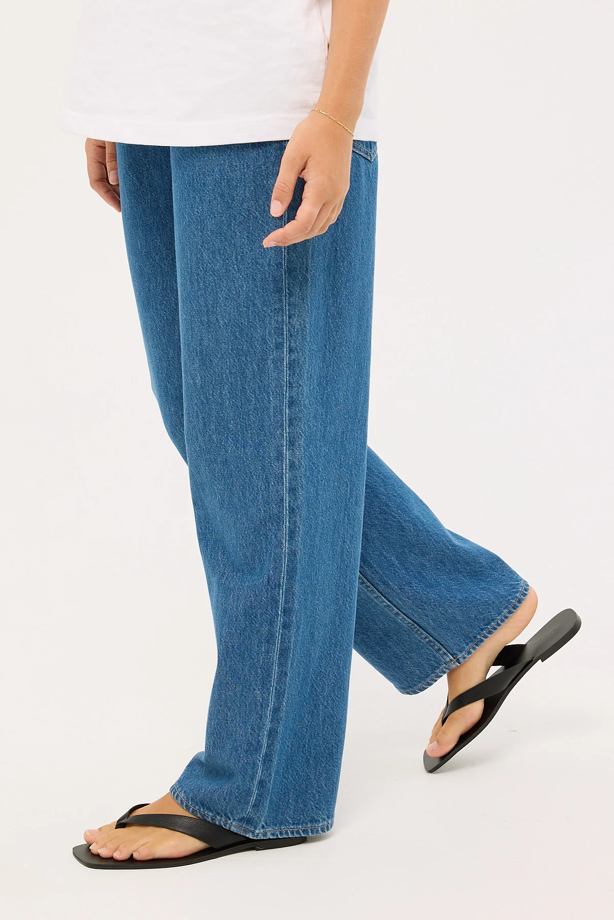 Wrangler Low Bella Baggy Jean Lush Blues - Image 5