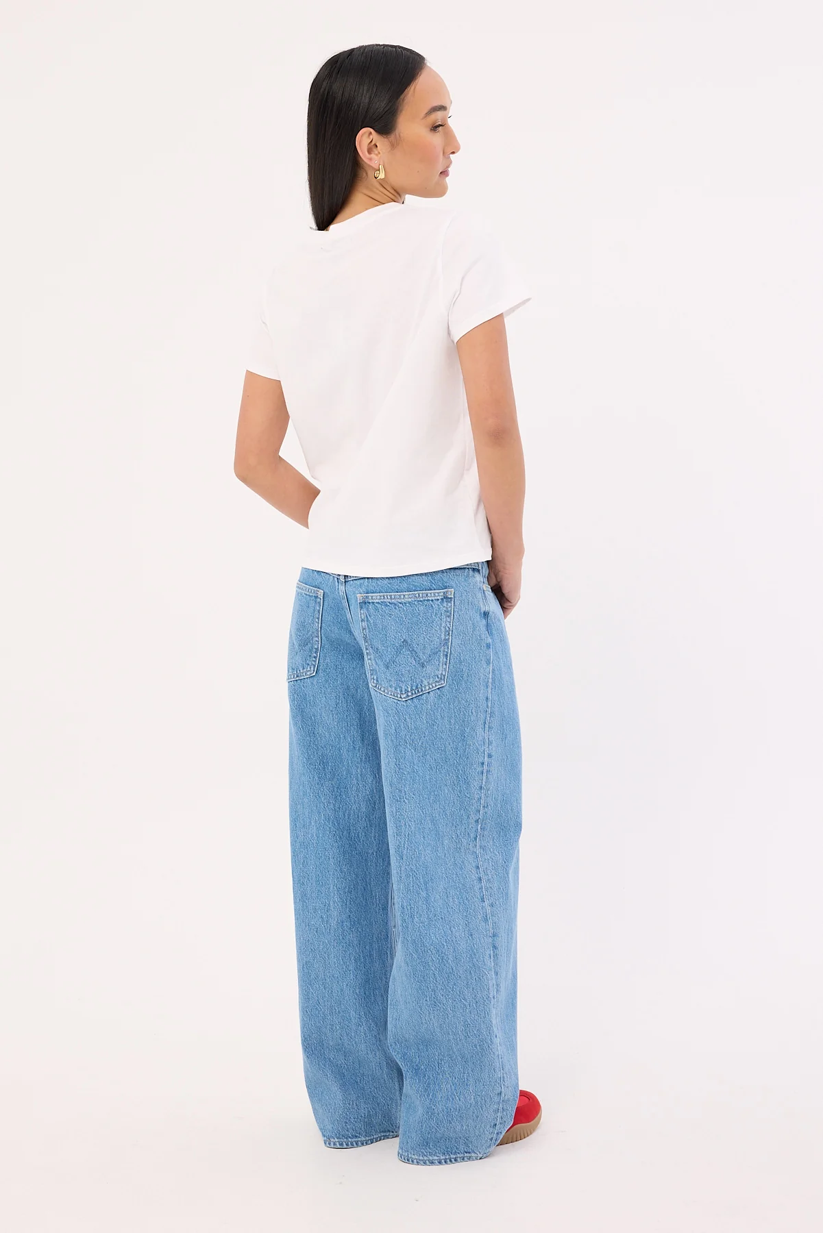 Wrangler Low Farrah Jean Petite Blue Temptation - Image 7