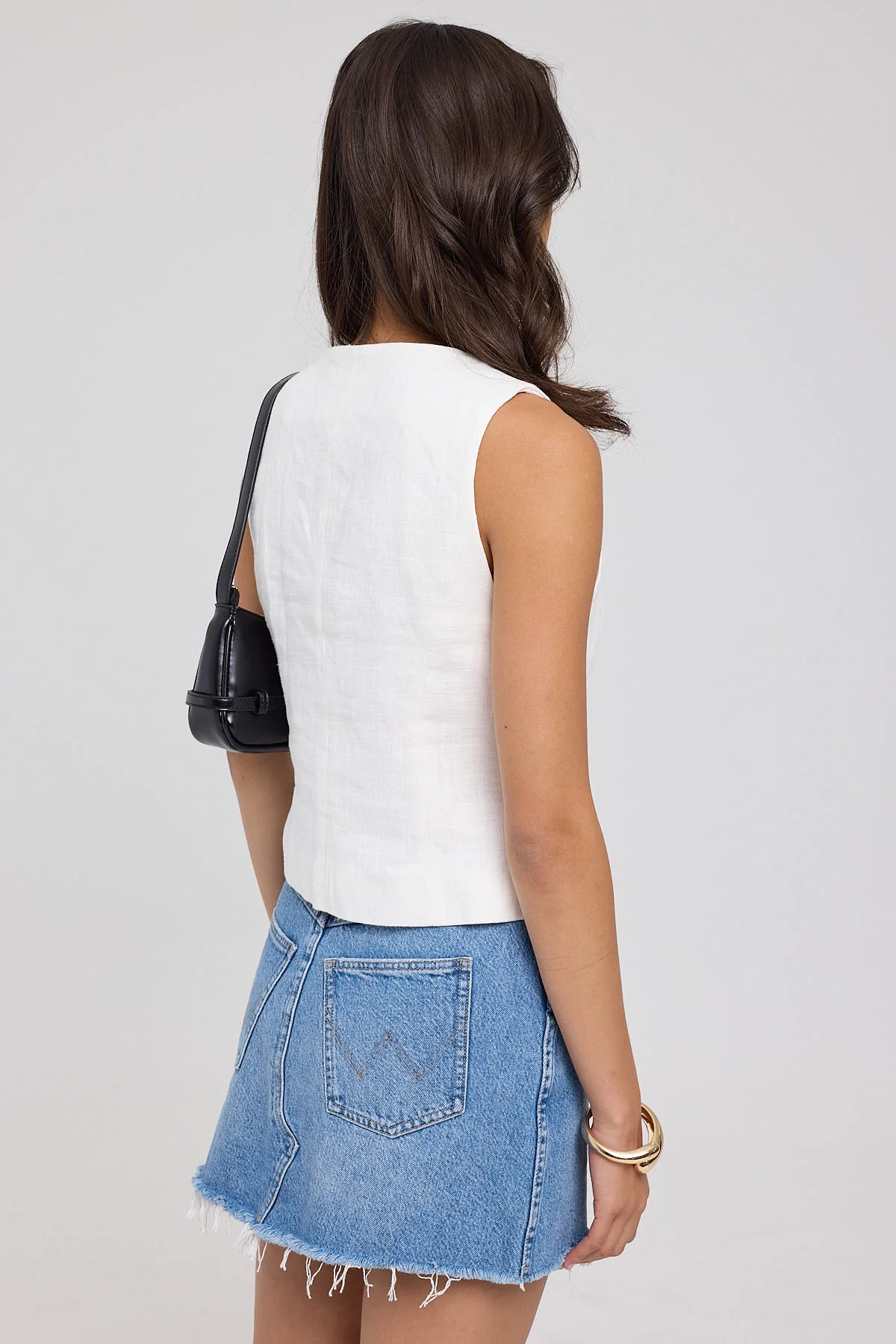 Wrangler Repair Mini Skirt 80 Indigo - Image 4