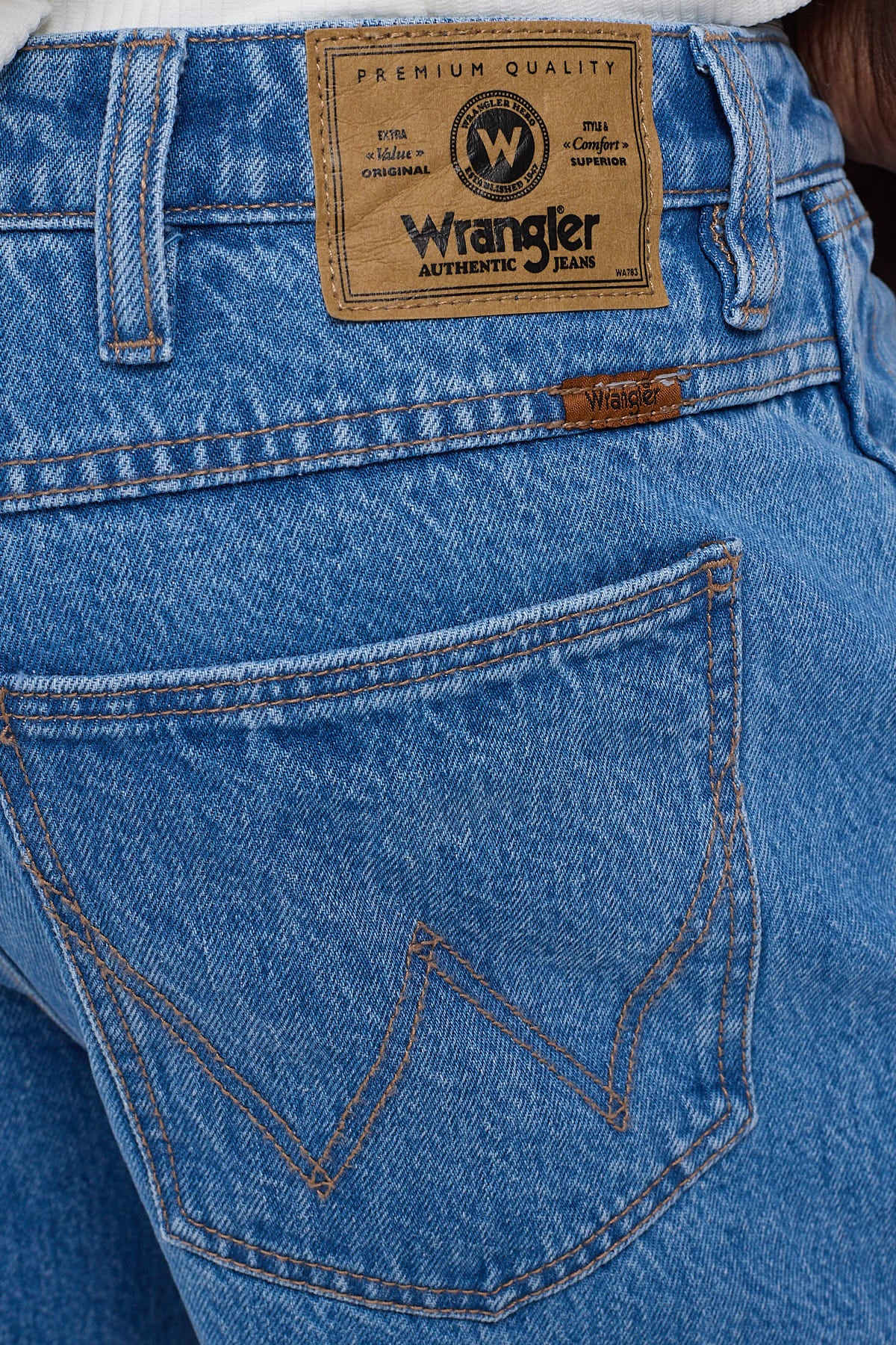 Wrangler Slacker Straight Jean Eclipse Blue - Image 4