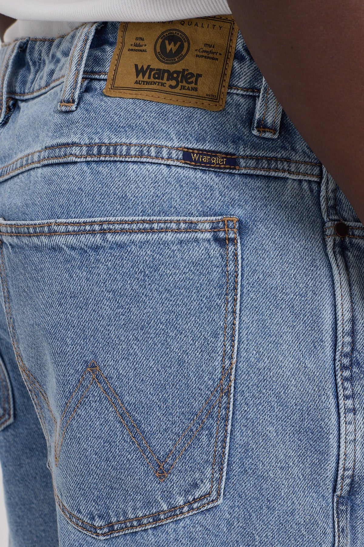 Wrangler Steezy Jean Lazy Blue - Image 4