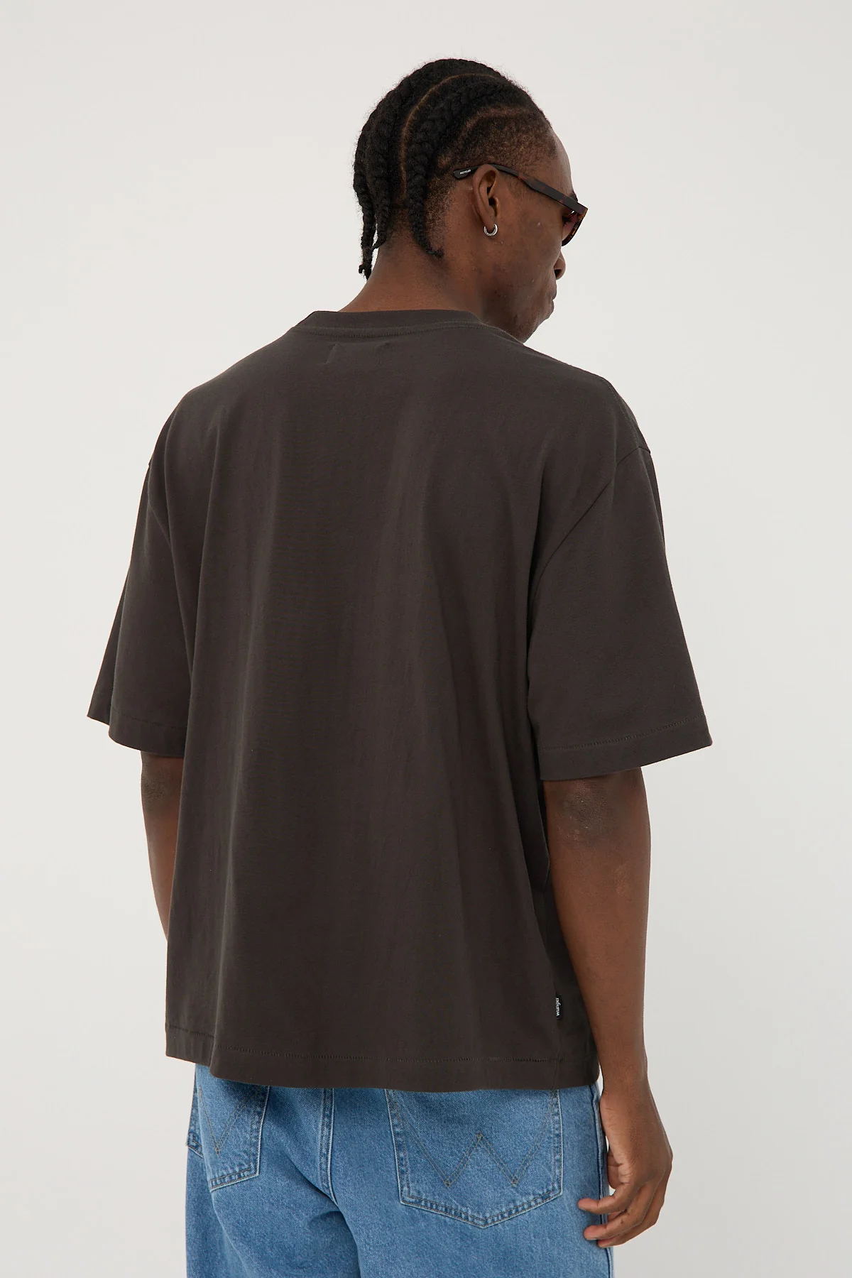 Wrangler The Ride Boxcar Tee Dark Slate - Image 4