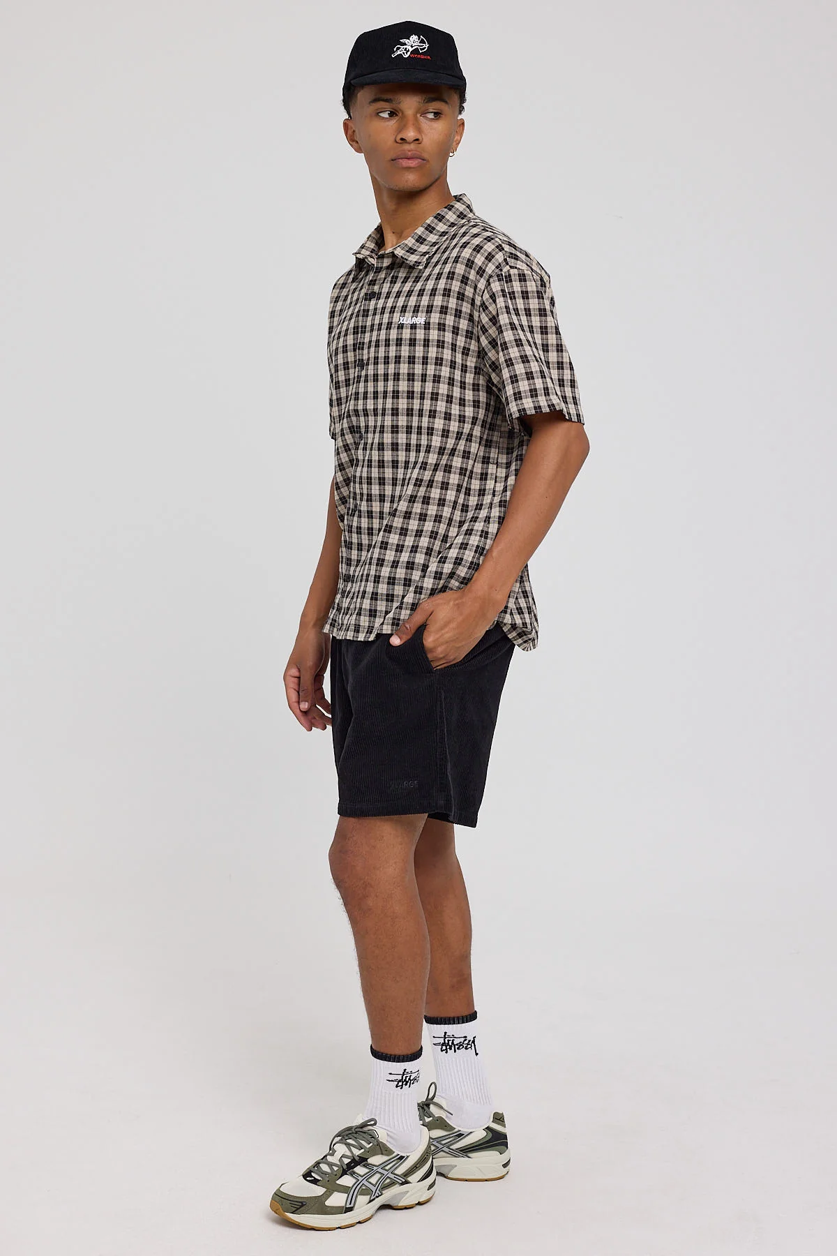 Xlarge 91 Wide Cord Beachshort Pigment Black - Image 3